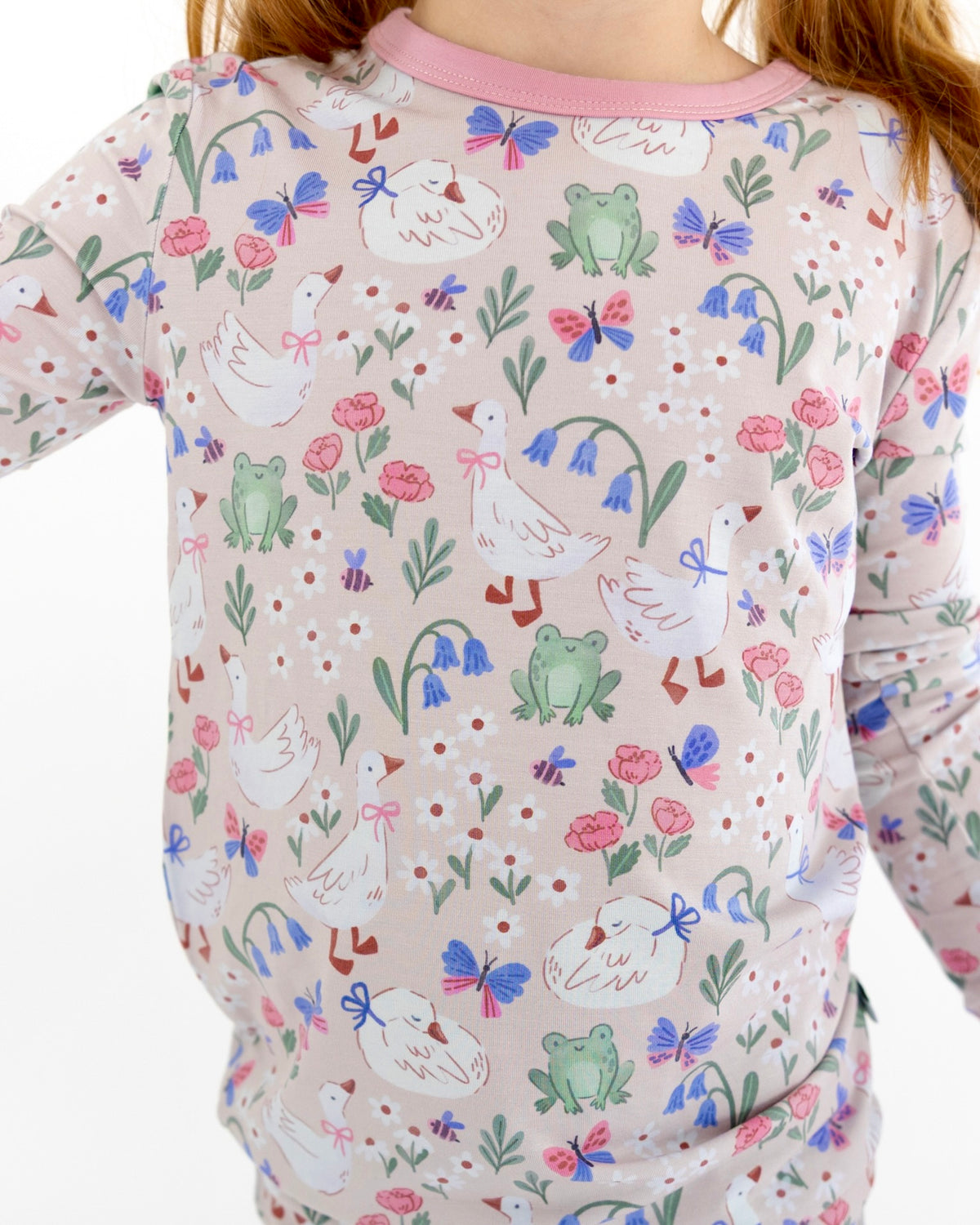 Classic PJ Set - Goosey Garden - Tencel Modal