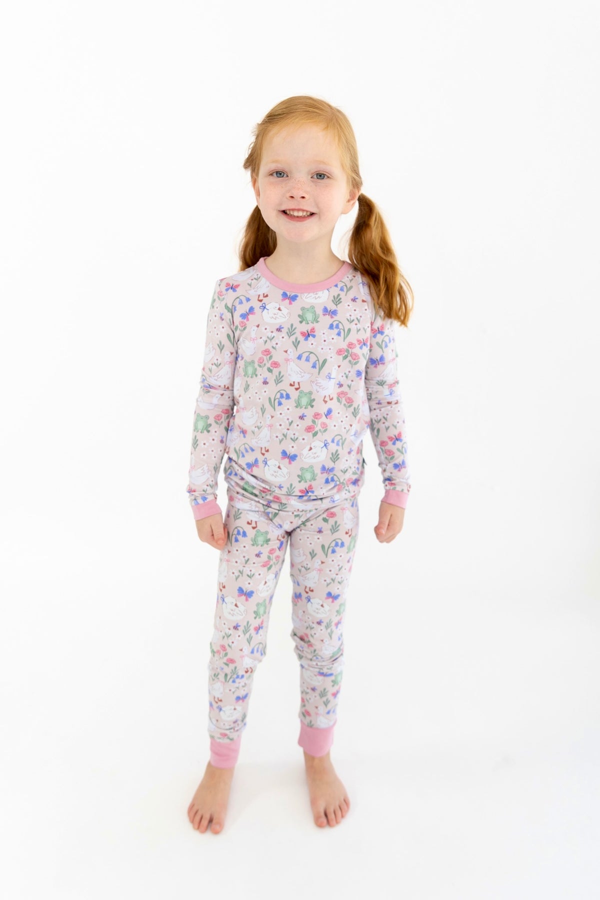 Classic PJ Set - Goosey Garden - Tencel Modal