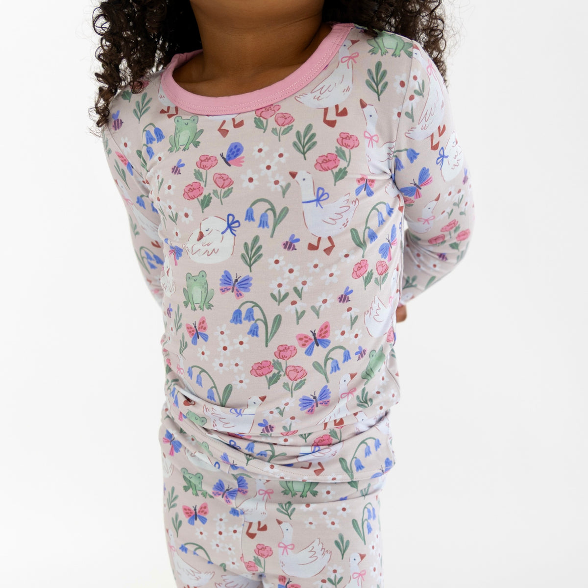 Classic PJ Set - Goosey Garden - Tencel Modal