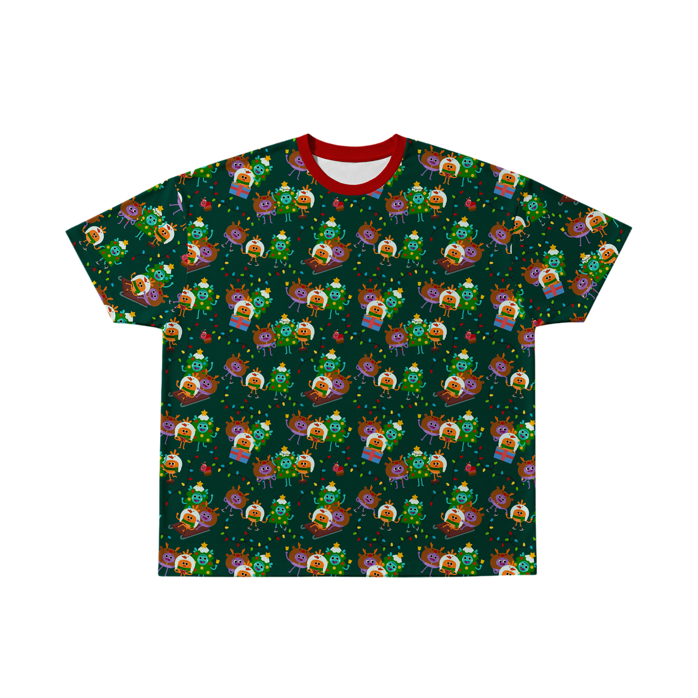 PREORDER - SHIPS OCTOBER - Adult Mega Sleep Tee - Super Simple Christmas - Tencel Modal