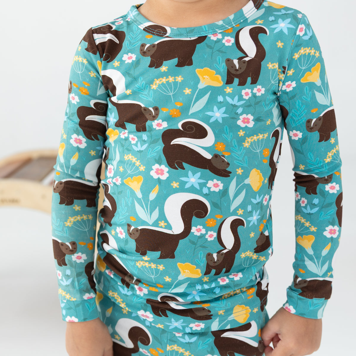 Classic PJ Set - Stinky Skunk - Tencel Modal