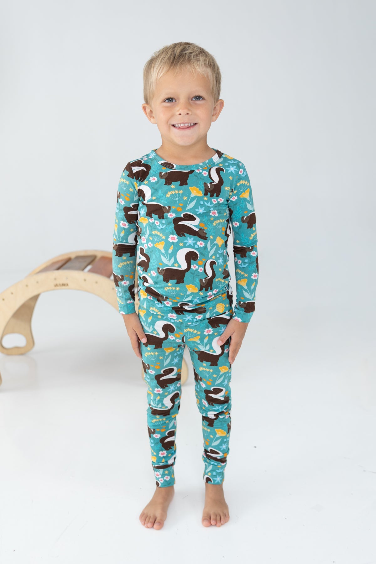 Classic PJ Set - Stinky Skunk - Tencel Modal