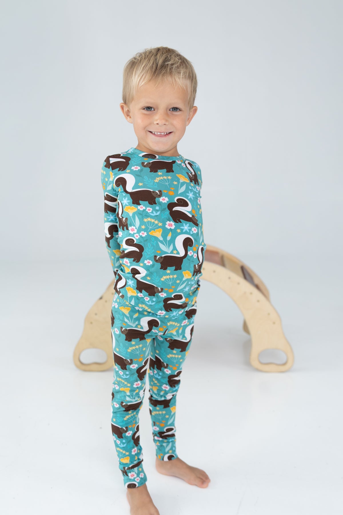 Classic PJ Set - Stinky Skunk - Tencel Modal