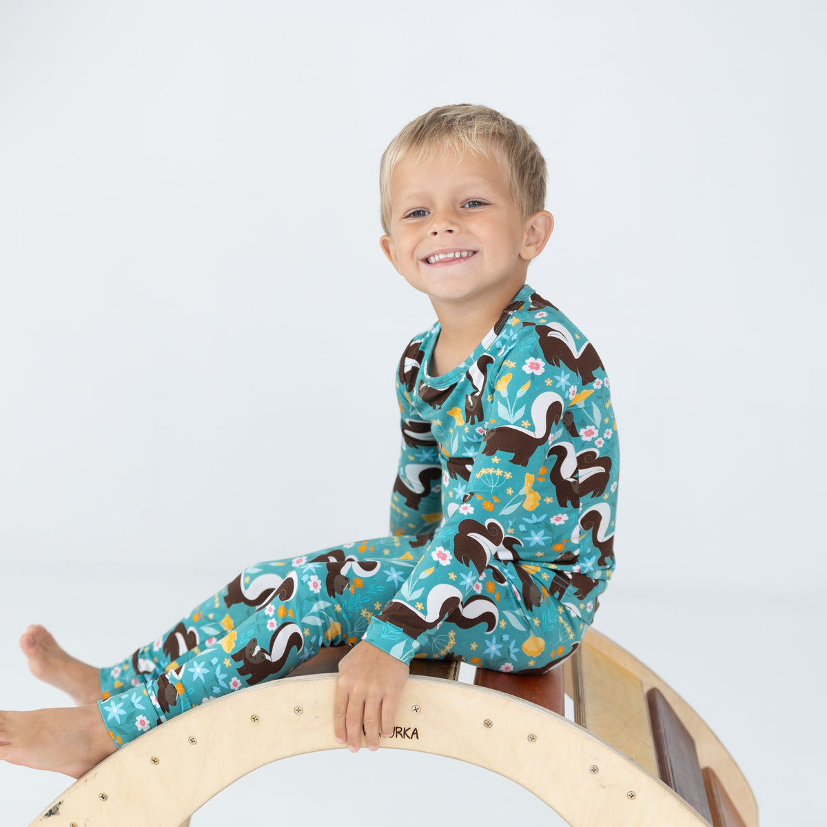 Classic PJ Set - Stinky Skunk - Tencel Modal