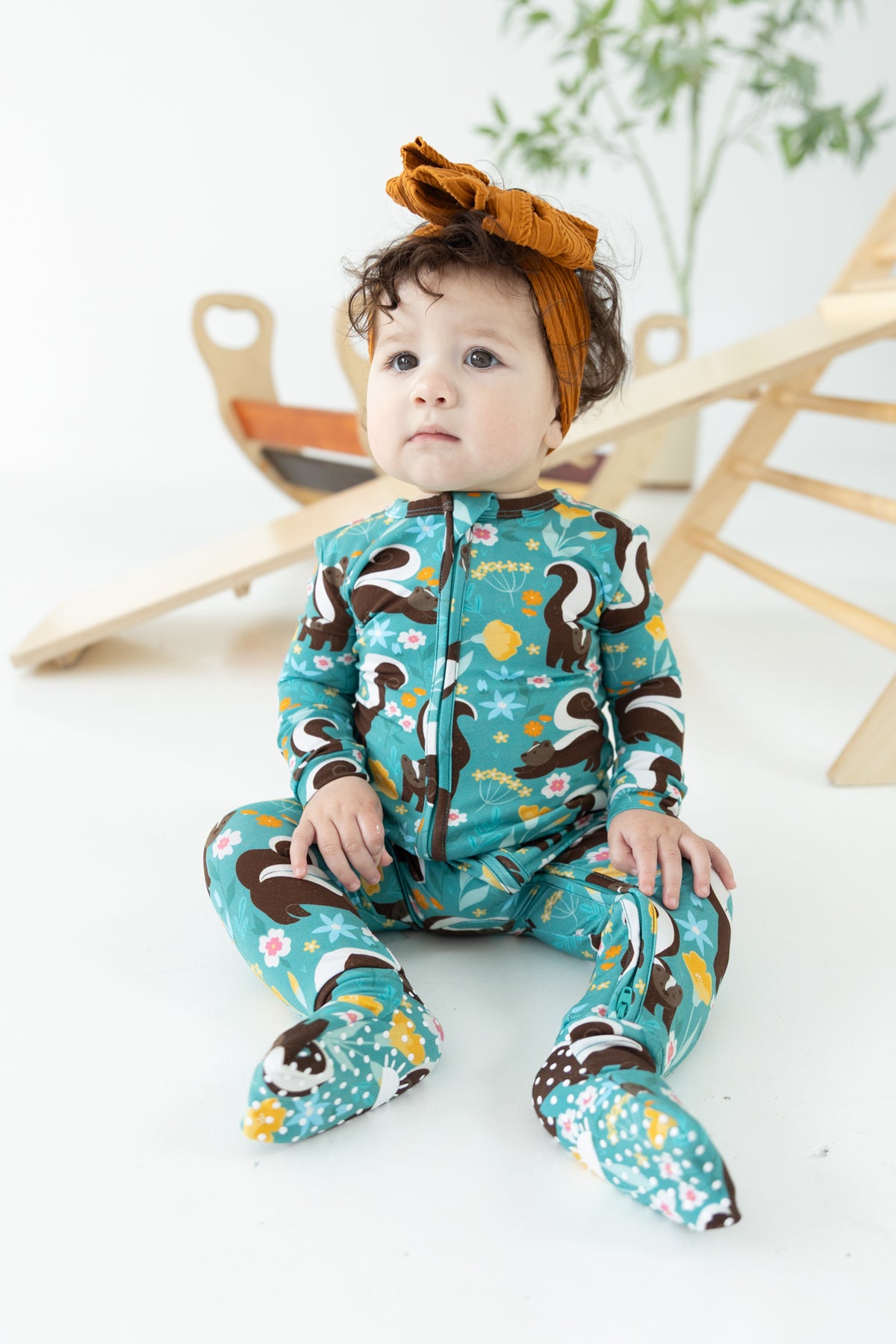Flexi-Fit Zip PJ - Stinky Skunk - Tencel Modal