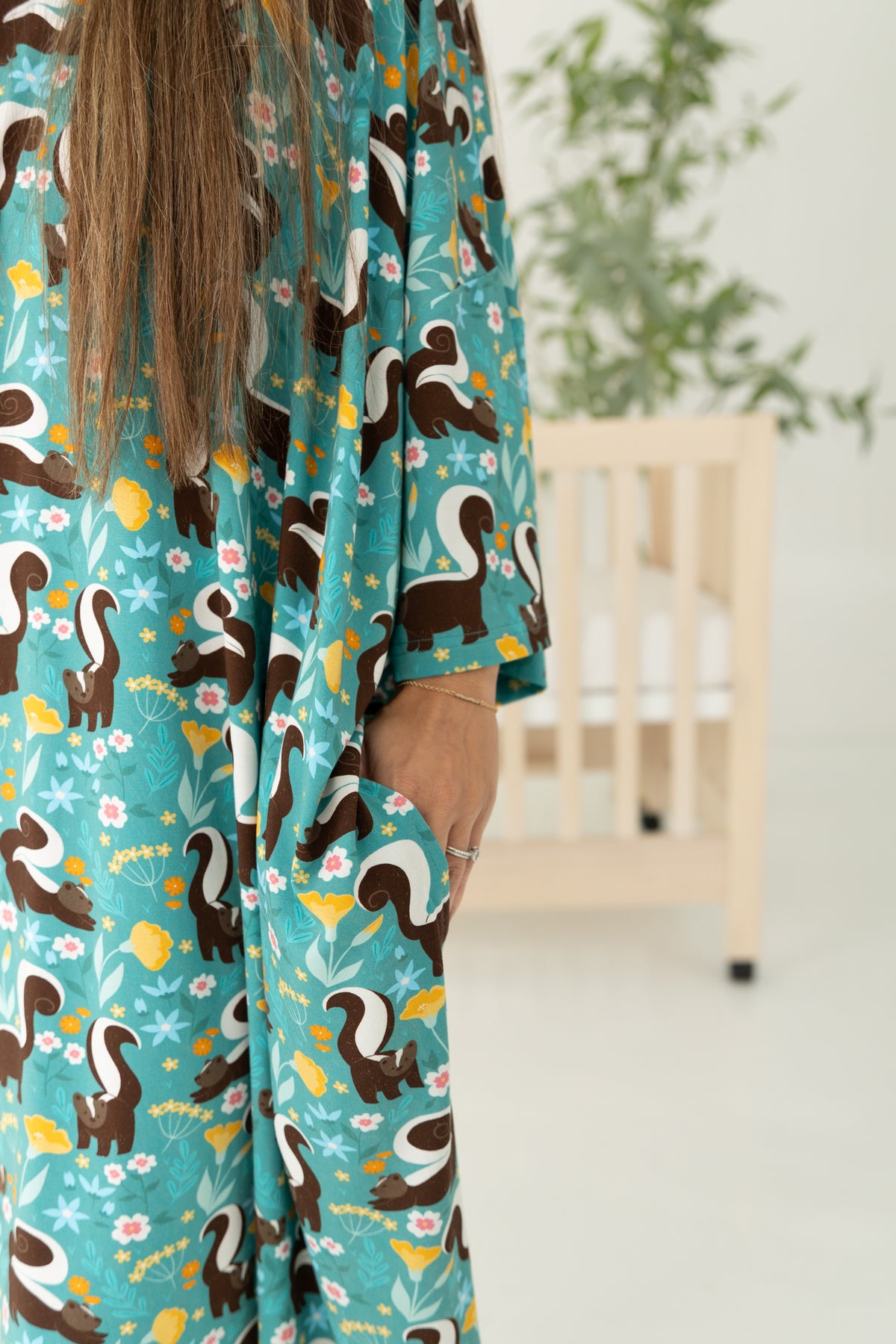 Adult Mega Sleep Tee - Stinky Skunk - Tencel Modal