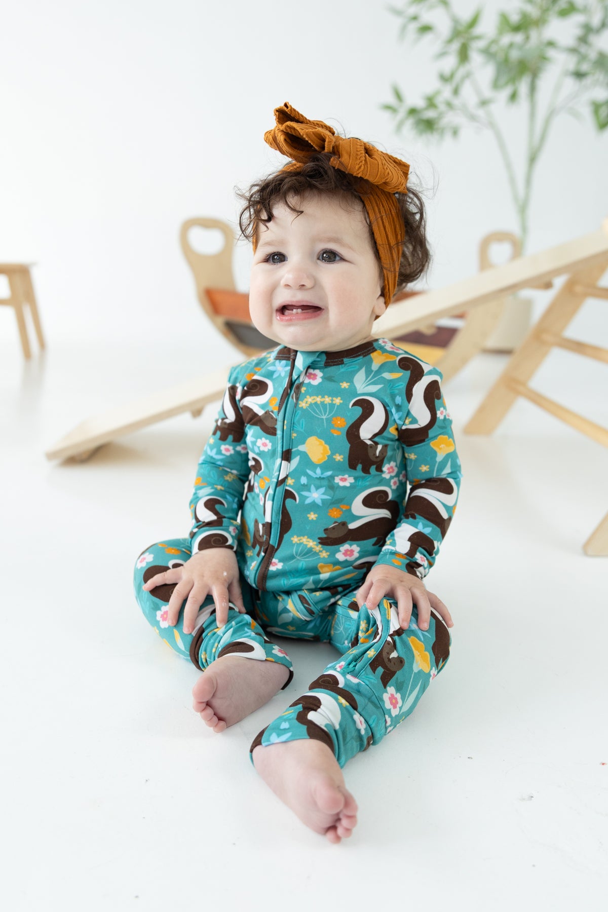Flexi-Fit Zip PJ - Stinky Skunk - Tencel Modal