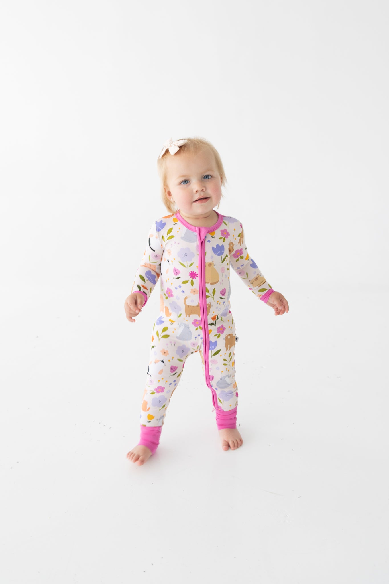 Flexi-Fit Zip PJ - Pretty Kitty - Tencel Modal