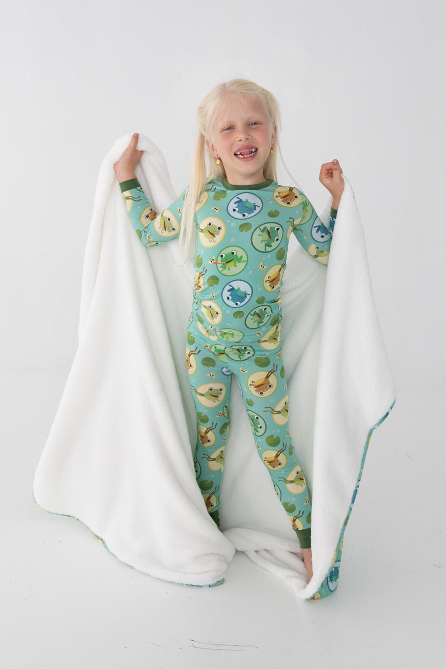 Classic PJ Set - Super Simple™ 5 Little Speckled Frogs - Tencel™ Modal