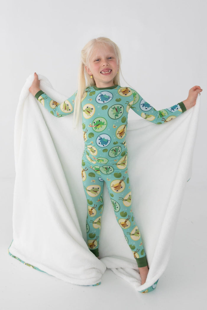 Classic PJ Set - Super Simple™ 5 Little Speckled Frogs - Tencel™ Modal