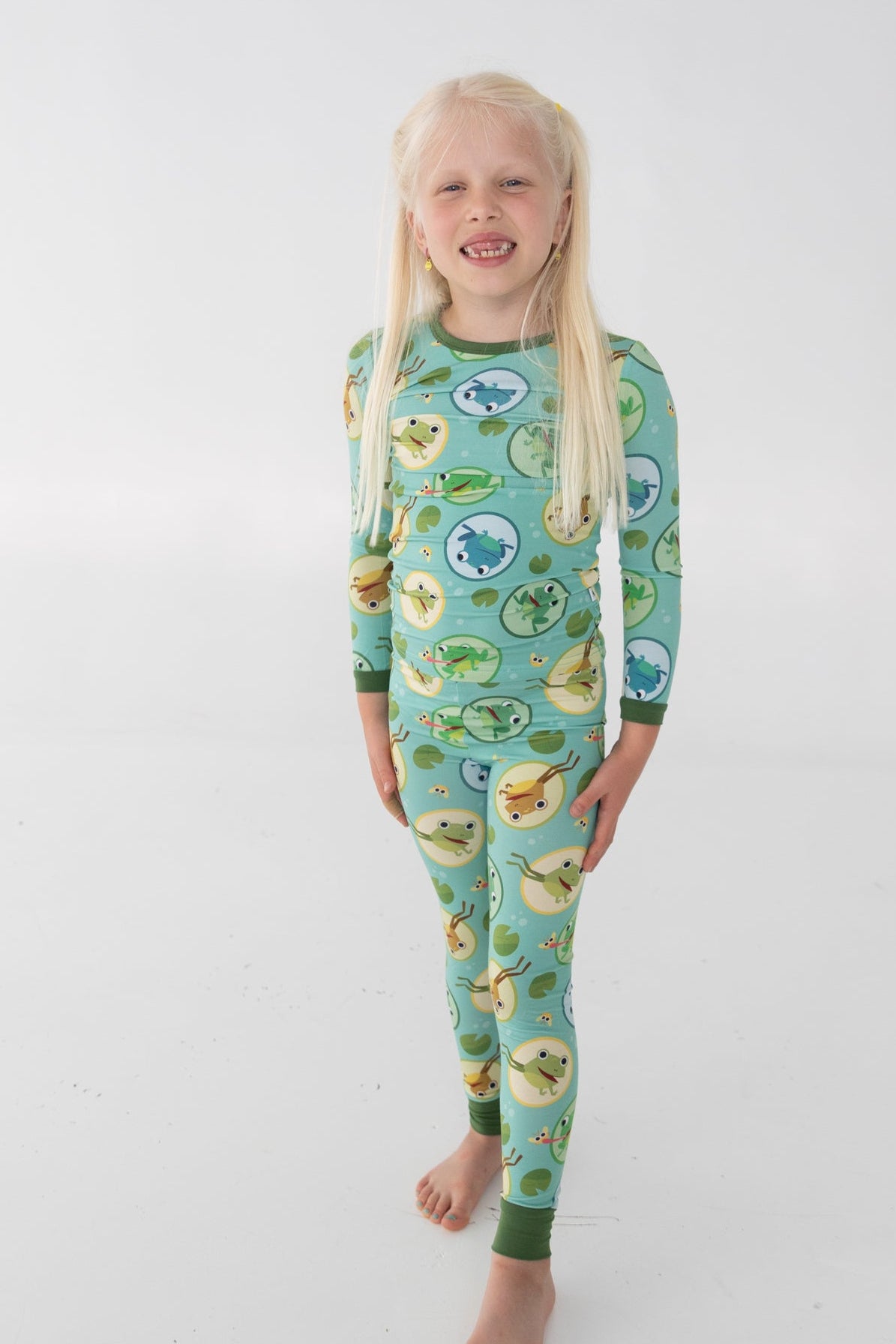 Classic PJ Set - Super Simple™ 5 Little Speckled Frogs - Tencel™ Modal