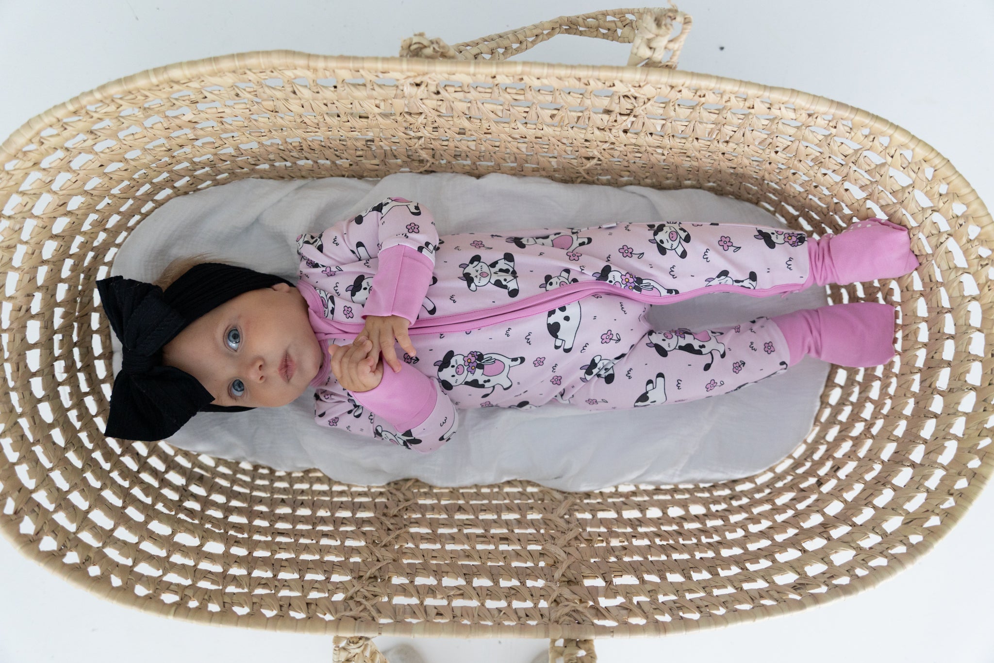 Flexi-Fit Zip PJ - Pink Pasture - Tencel Modal