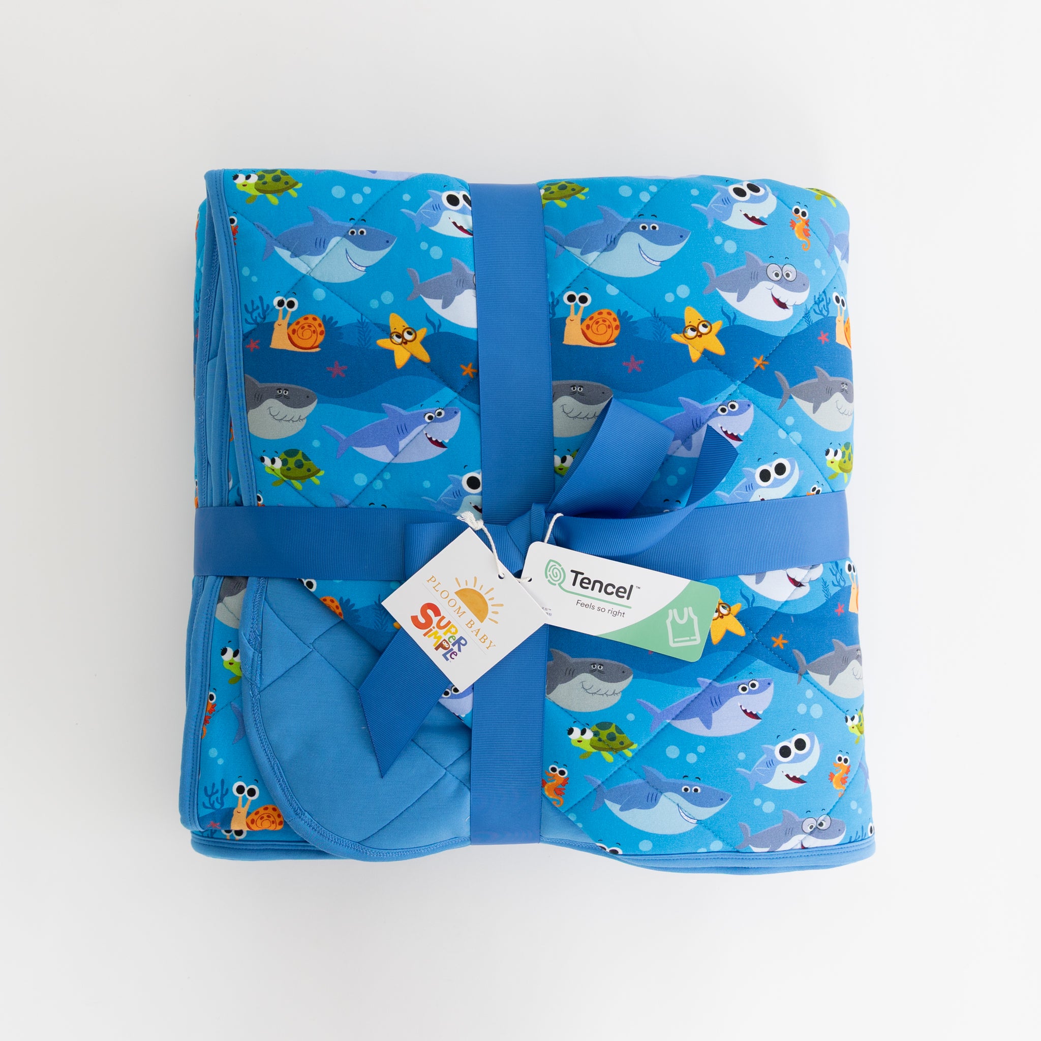 Couch Quilty - Super Simple™ Baby Shark - Tencel Modal