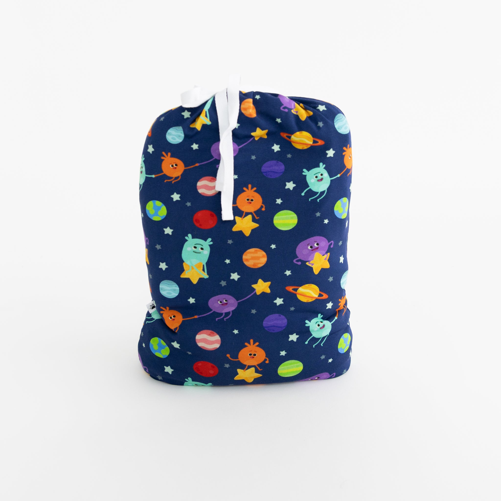 Twin Sheet with Pillow Case - Super Simple™ Bumble Nums in Space - Tencel Modal