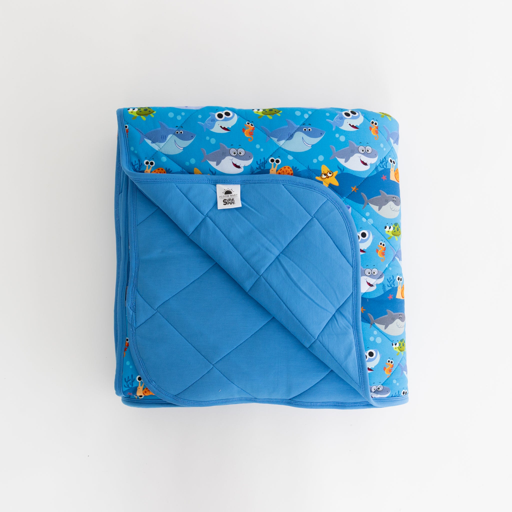 Couch Quilty - Super Simple™ Baby Shark - Tencel Modal