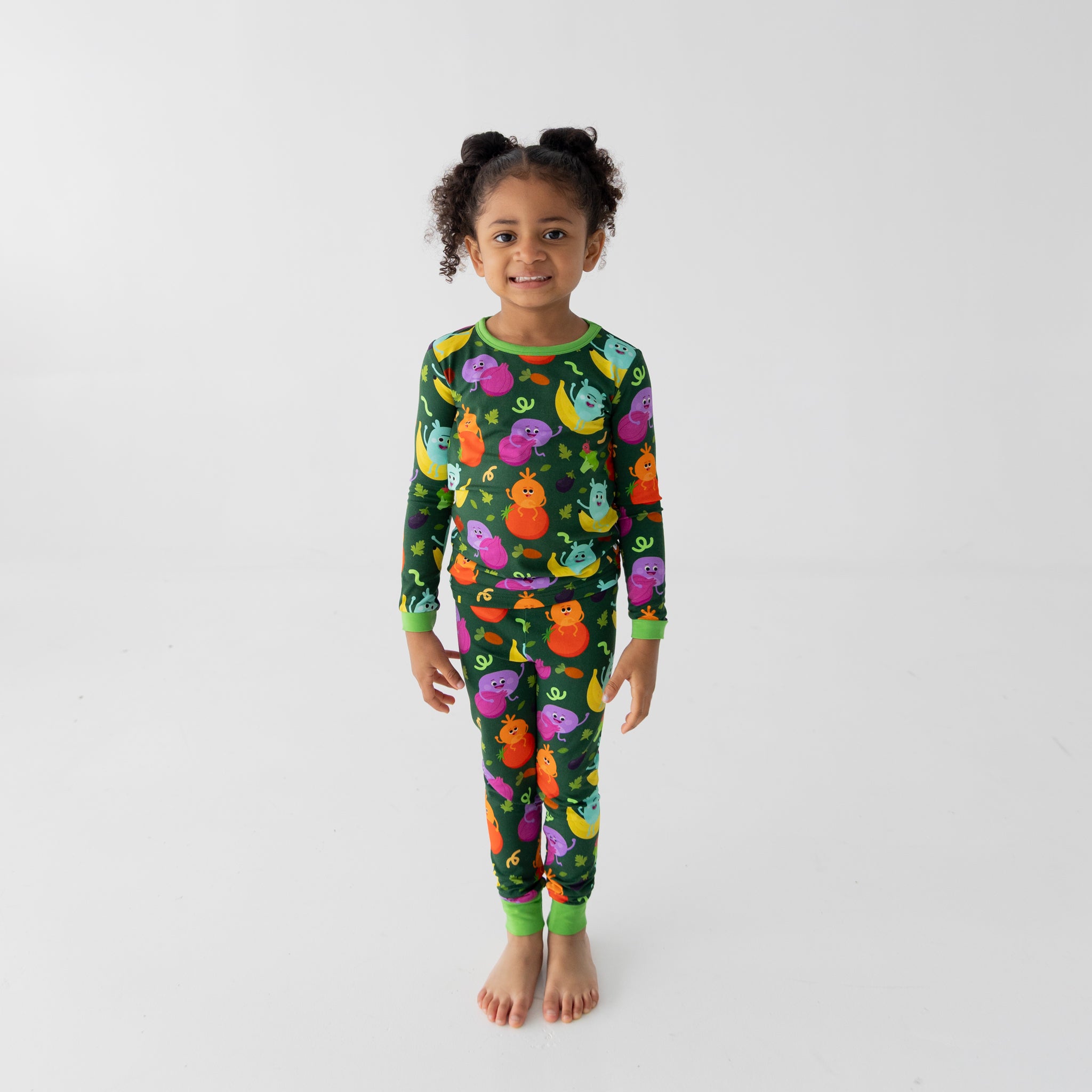 PRESALE - Classic Fit PJ Set - Super Simple™ Bumble Nums Veggie Party - Tencel Modal