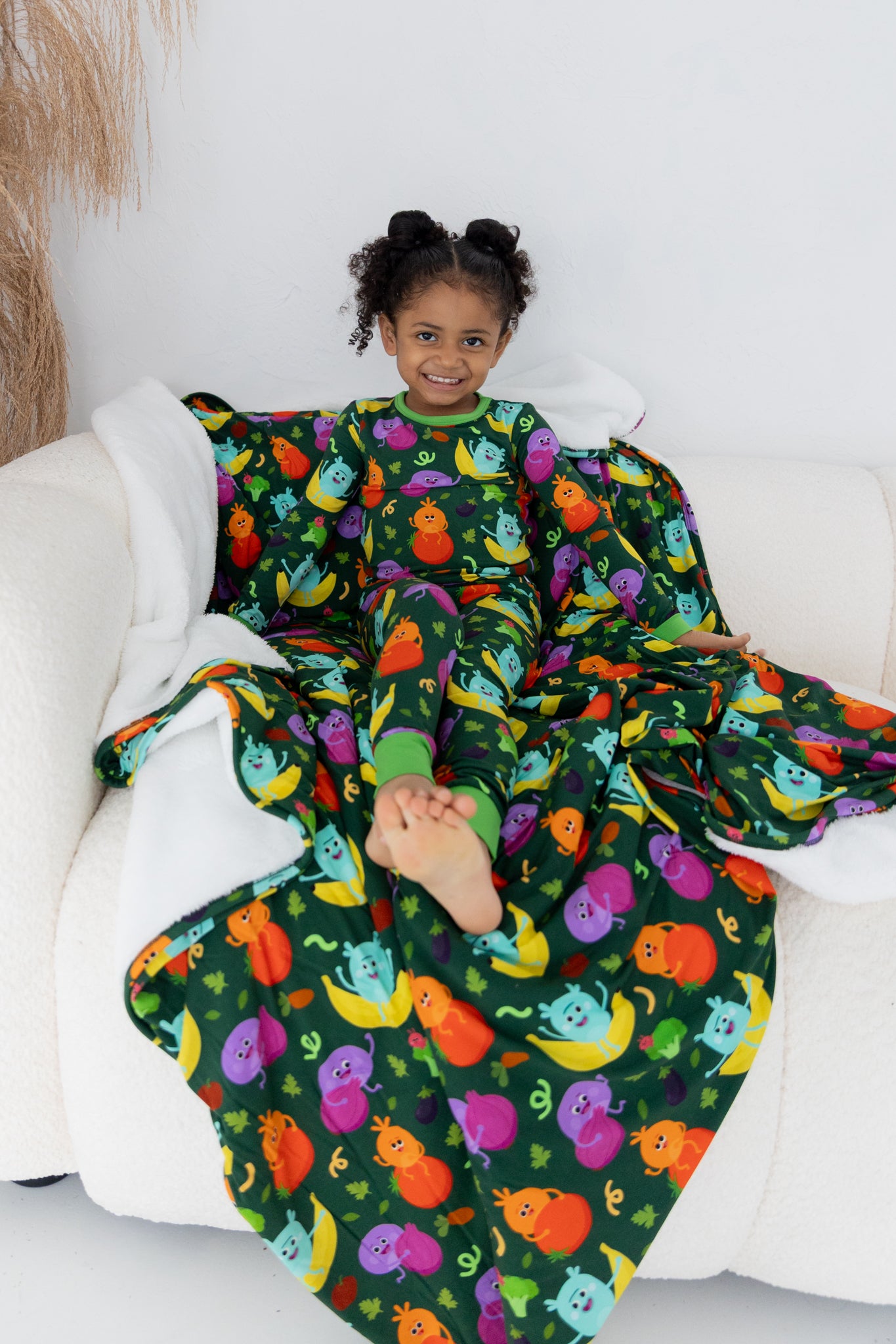 PRESALE- Couch Luxe Plushy - Super Simple™ Bumble Nums Veggie Party - Tencel Modal
