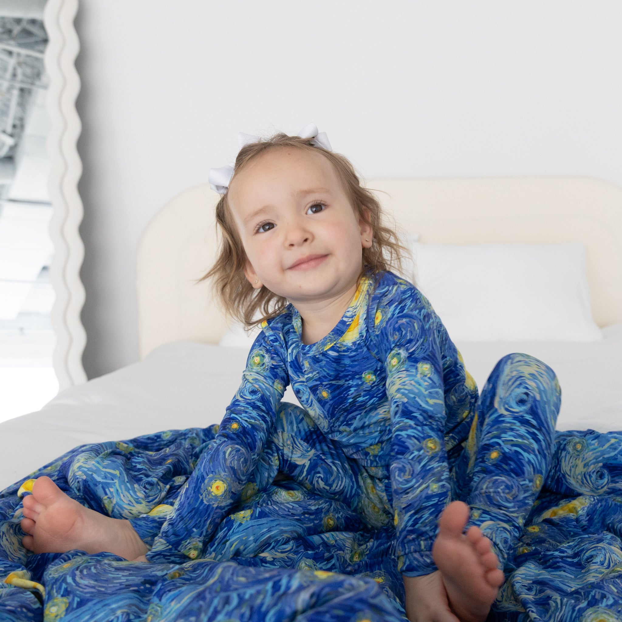 Classic Fit PJ Set - Sleepy Starry Nights - Tencel Modal
