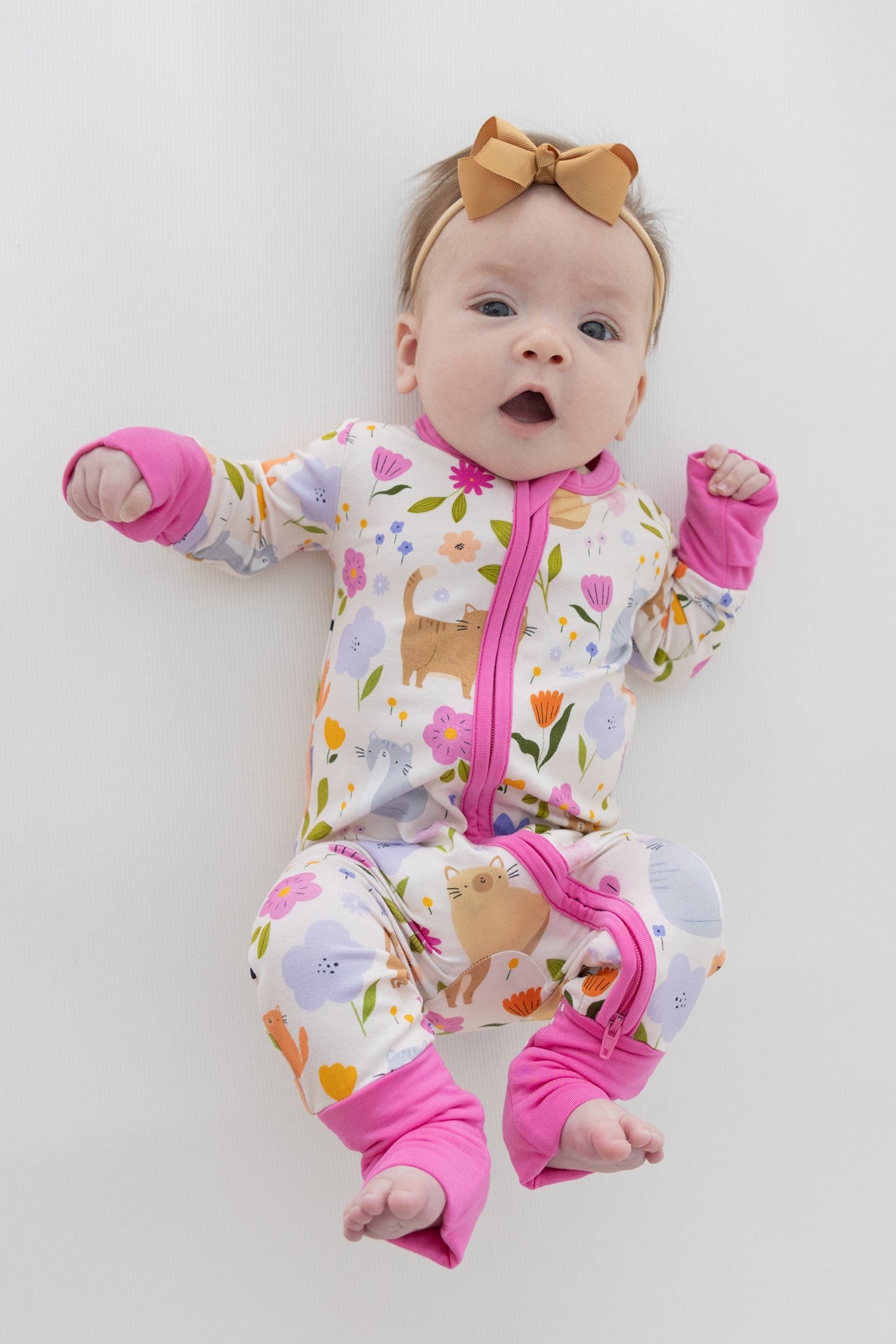 Flexi-Fit Zip PJ - Pretty Kitty - Tencel Modal