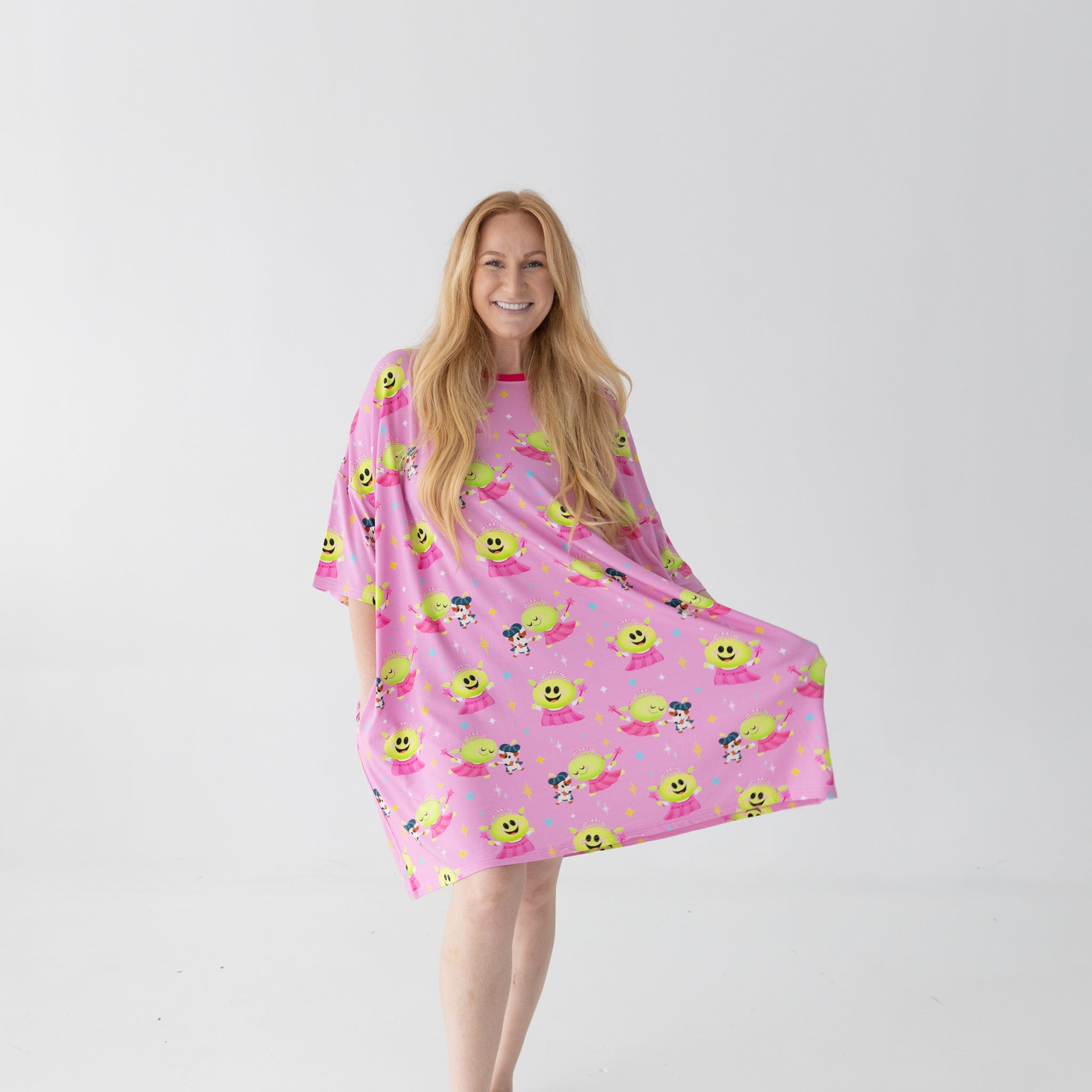 PREORDER- SHIPS DECEMBER - Adult Mega Sleep Tee - Nanalan' Wonderful Girl - Tencel Modal