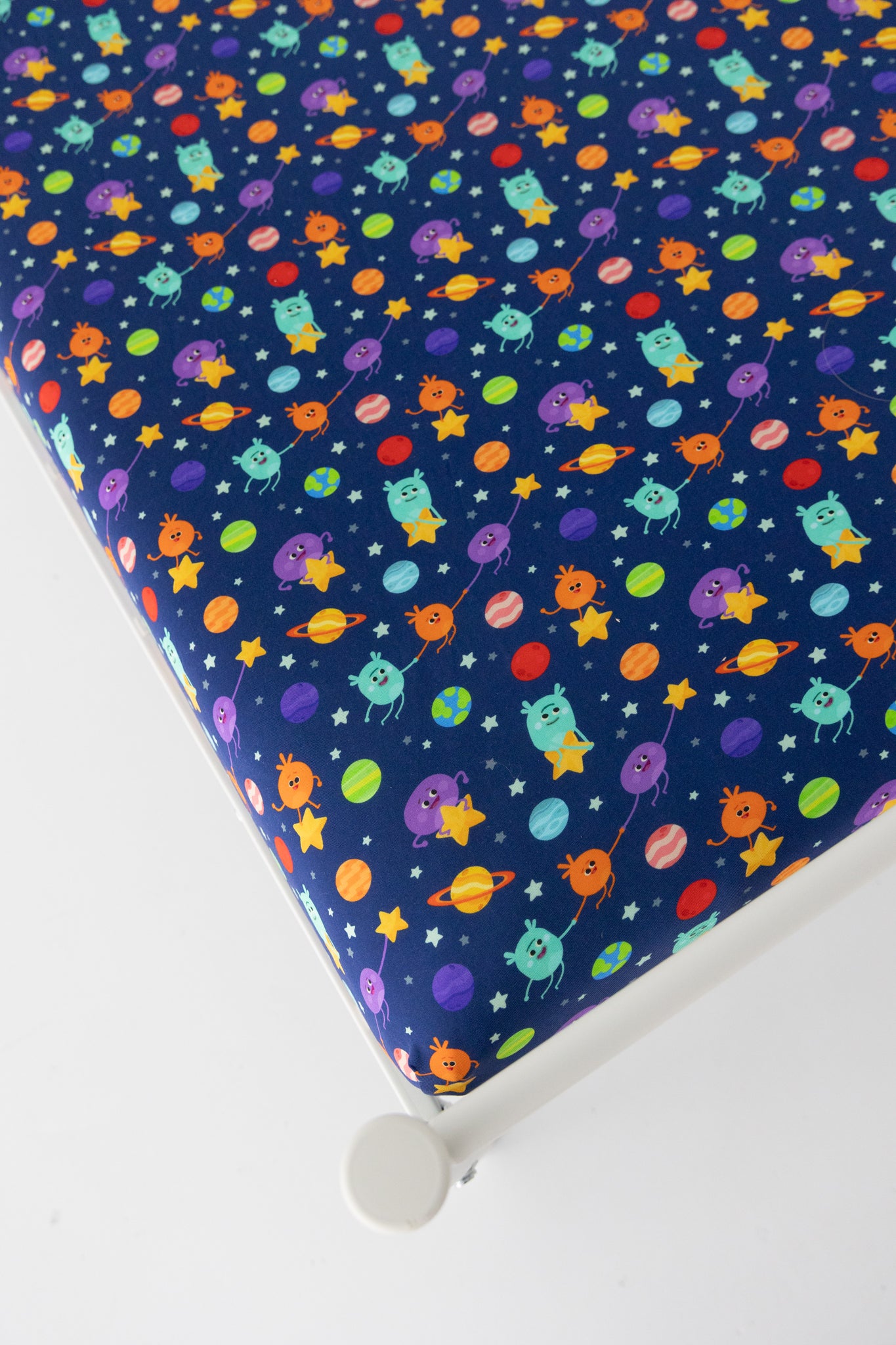 Twin Sheet with Pillow Case - Super Simple™ Bumble Nums in Space - Tencel Modal