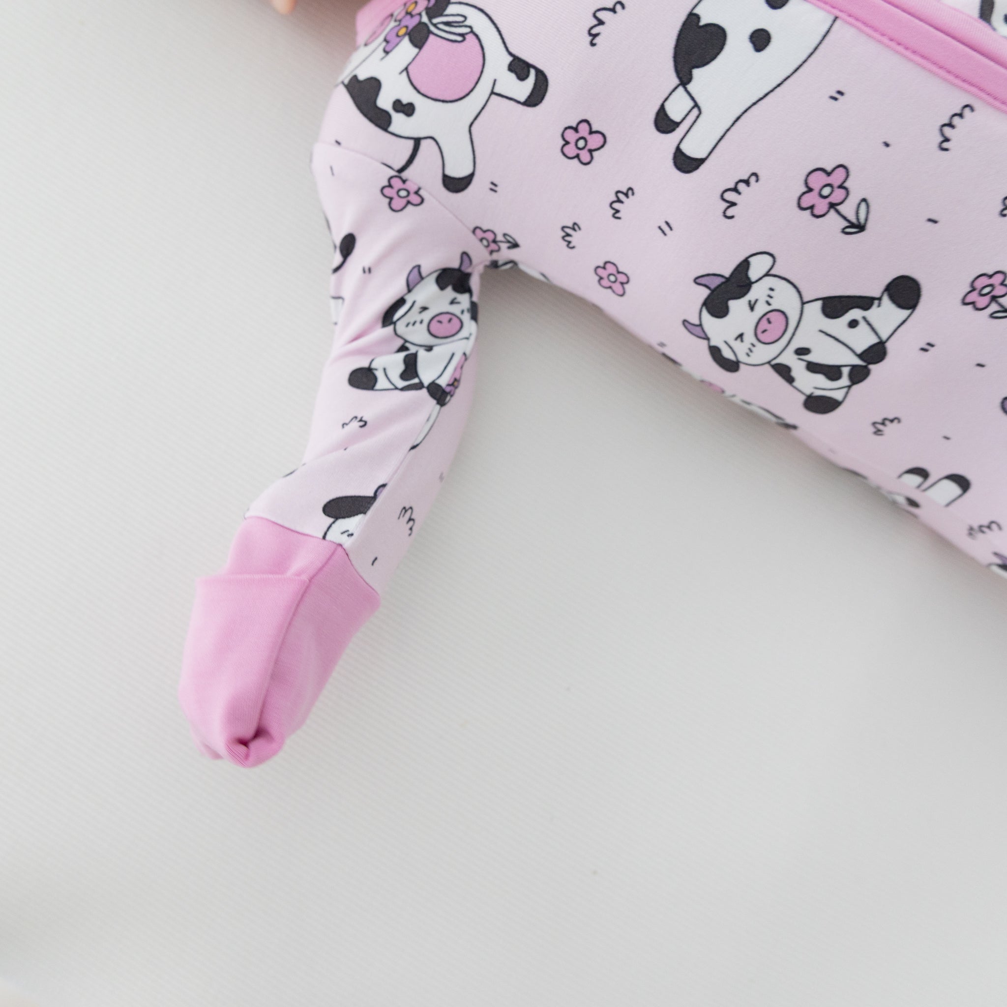 Flexi-Fit Zip PJ - Pink Pasture - Tencel Modal