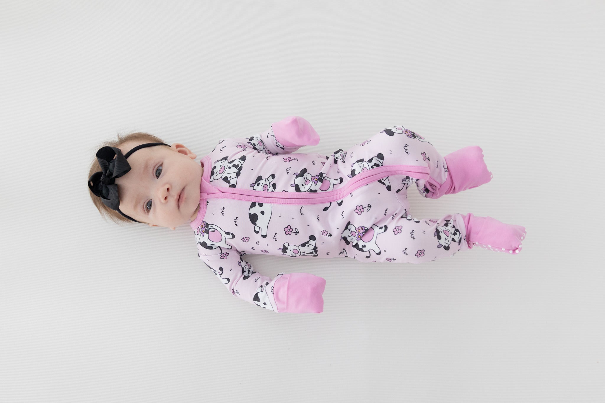 Flexi-Fit Zip PJ - Pink Pasture - Tencel Modal