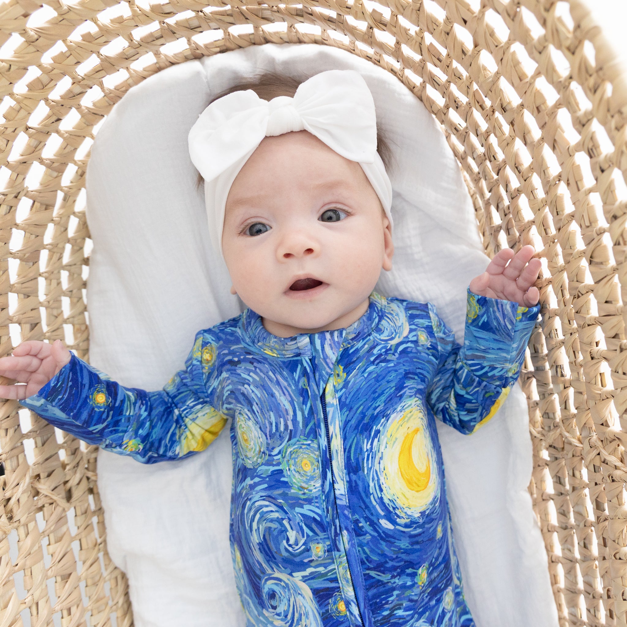 Flexi-Fit Zip PJ - Sleepy Starry Nights - Tencel Modal