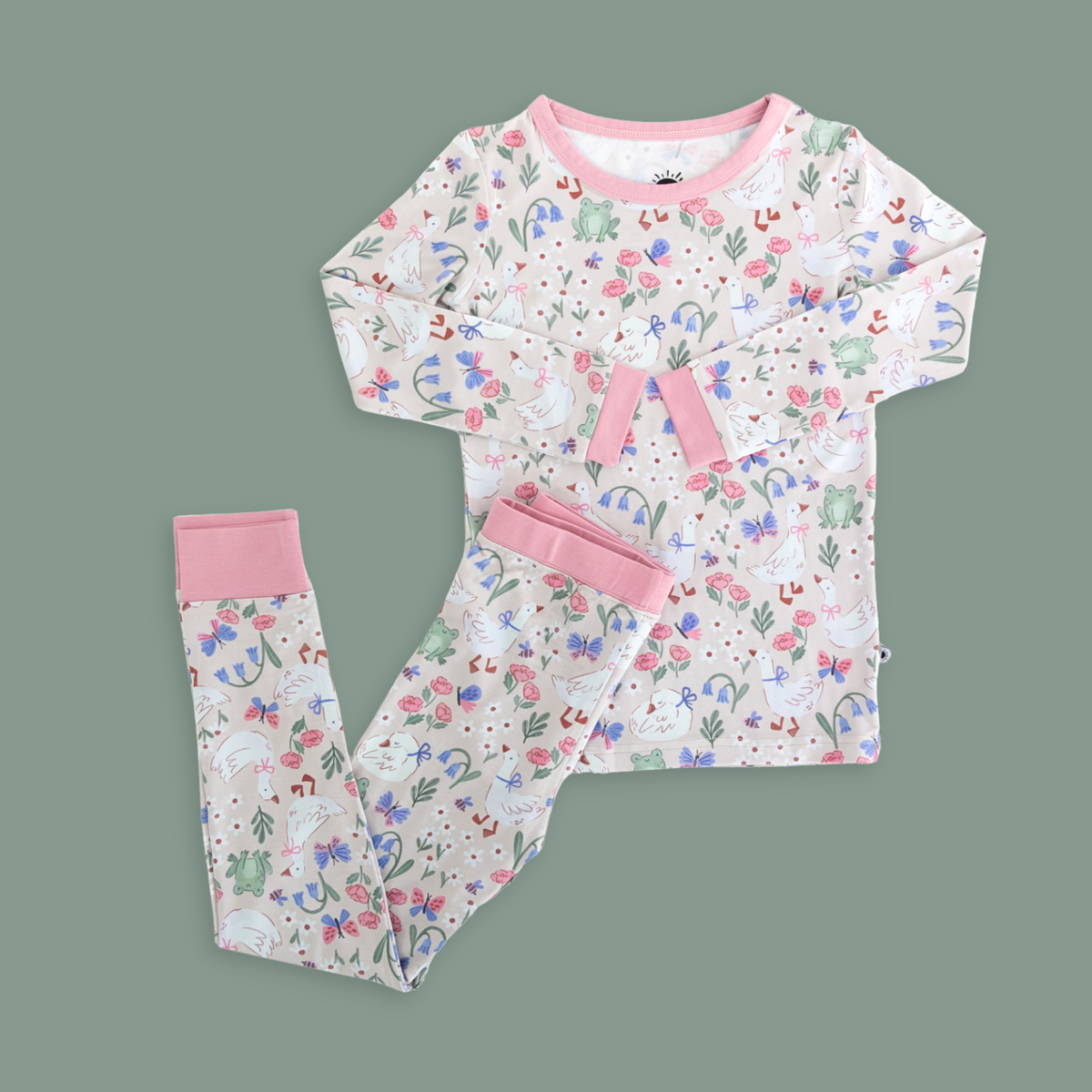 Classic PJ Set - Goosey Garden - Tencel Modal