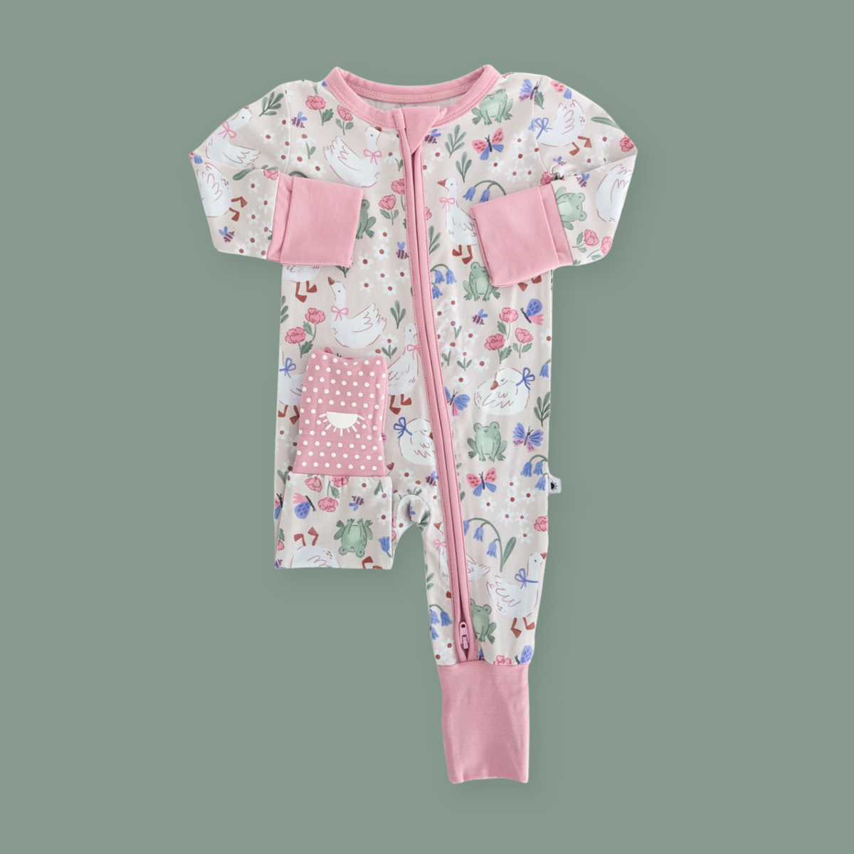 Flexi-Fit Zip PJ - Goosey Garden - Tencel Modal