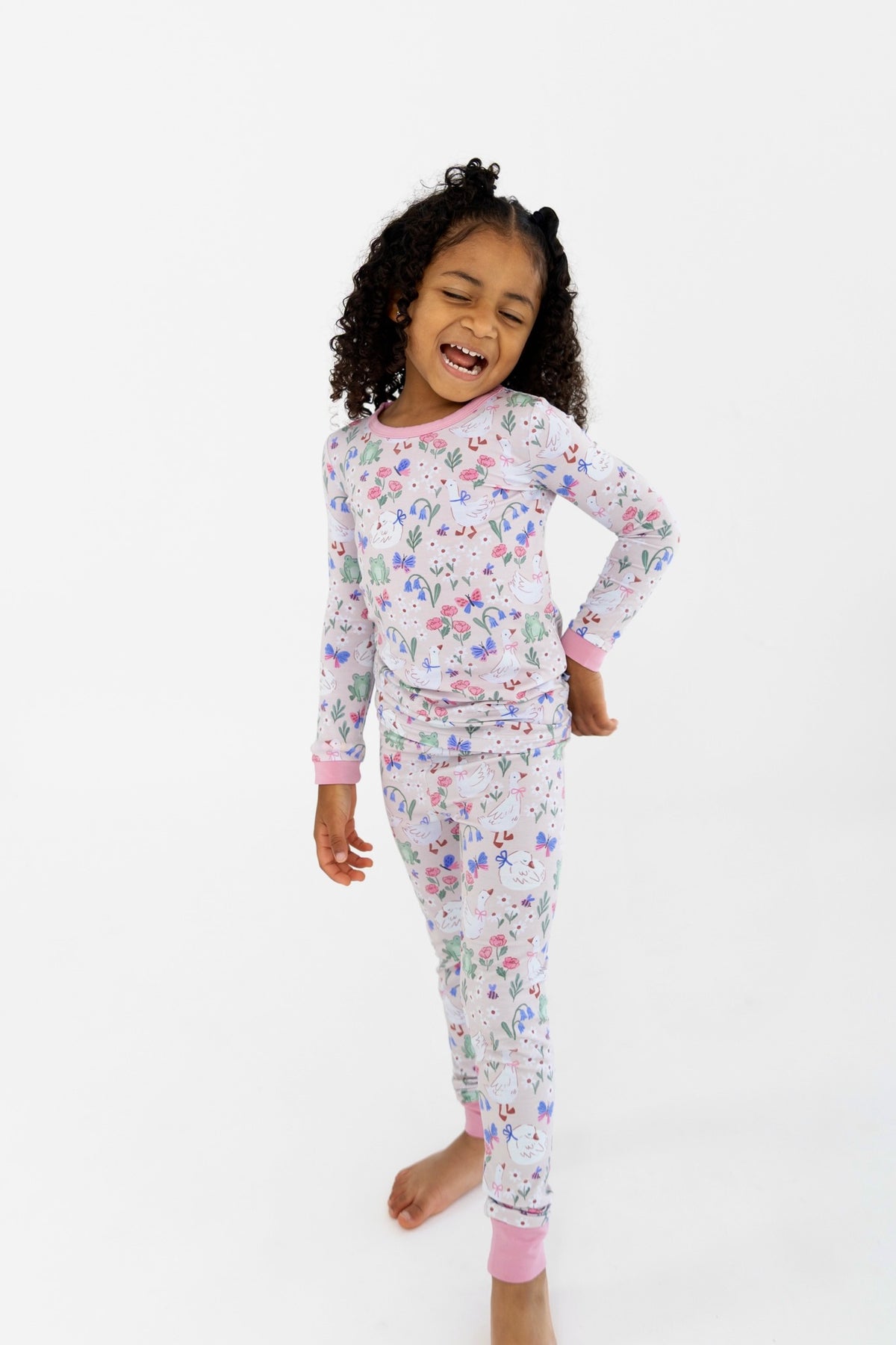 Classic PJ Set - Goosey Garden - Tencel Modal