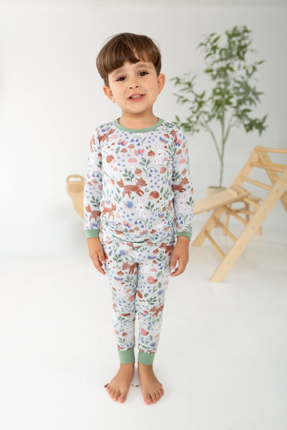 Classic Fit PJ Set - Forest Friends - Tencel Modal