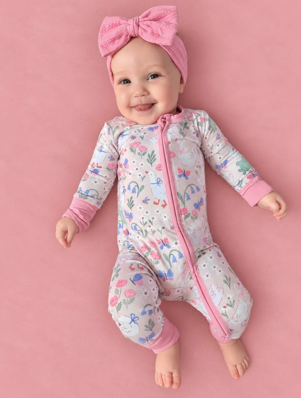 Flexi-Fit Zip PJ - Goosey Garden - Tencel Modal