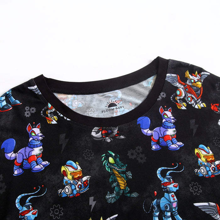Adult Mega Sleep Tee - Neopets® Robot - Luxe