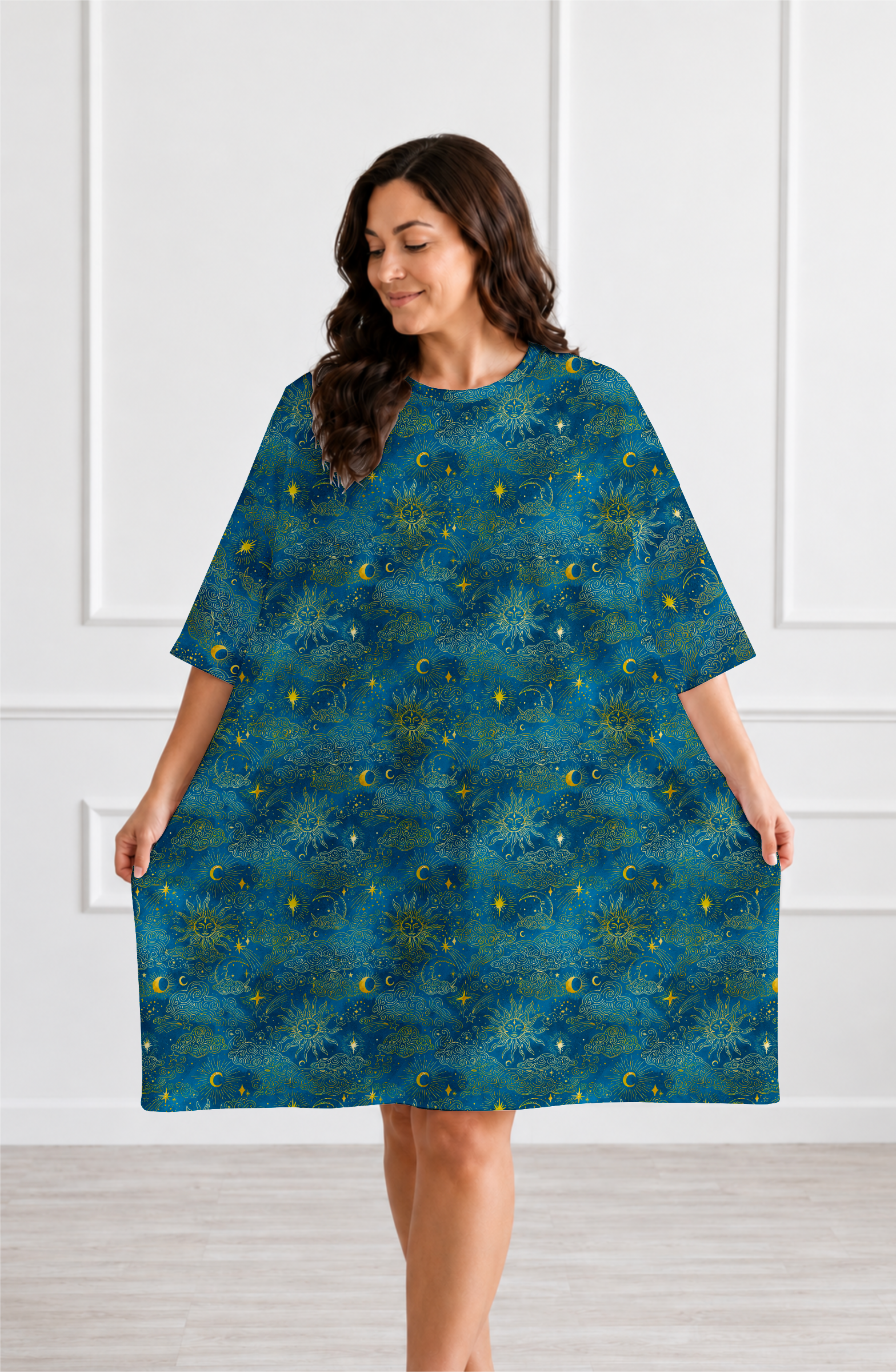 PREORDER- SHIPS DECEMBER - Mega Sleep Tee - Stellar Suns - Tencel Modal