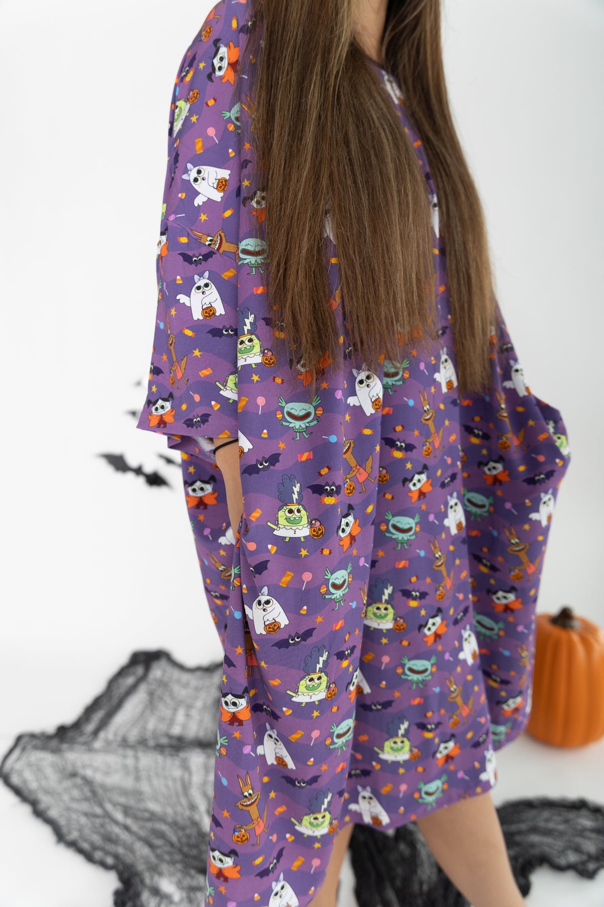 Adult Mega Sleep Tee - Super Simple™ Monster Party - Tencel Modal