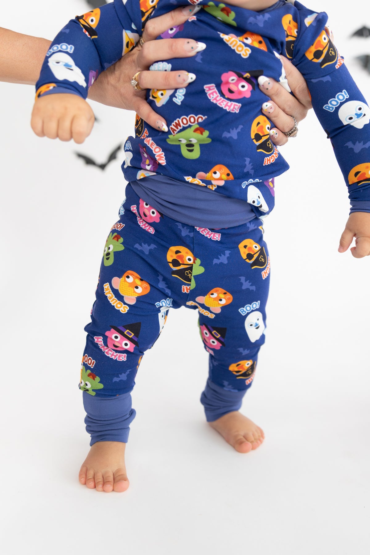 Grow With Me Baby Set - Super Simple Knock Knock Trick or Treat - Tencel Modal lifestyle image