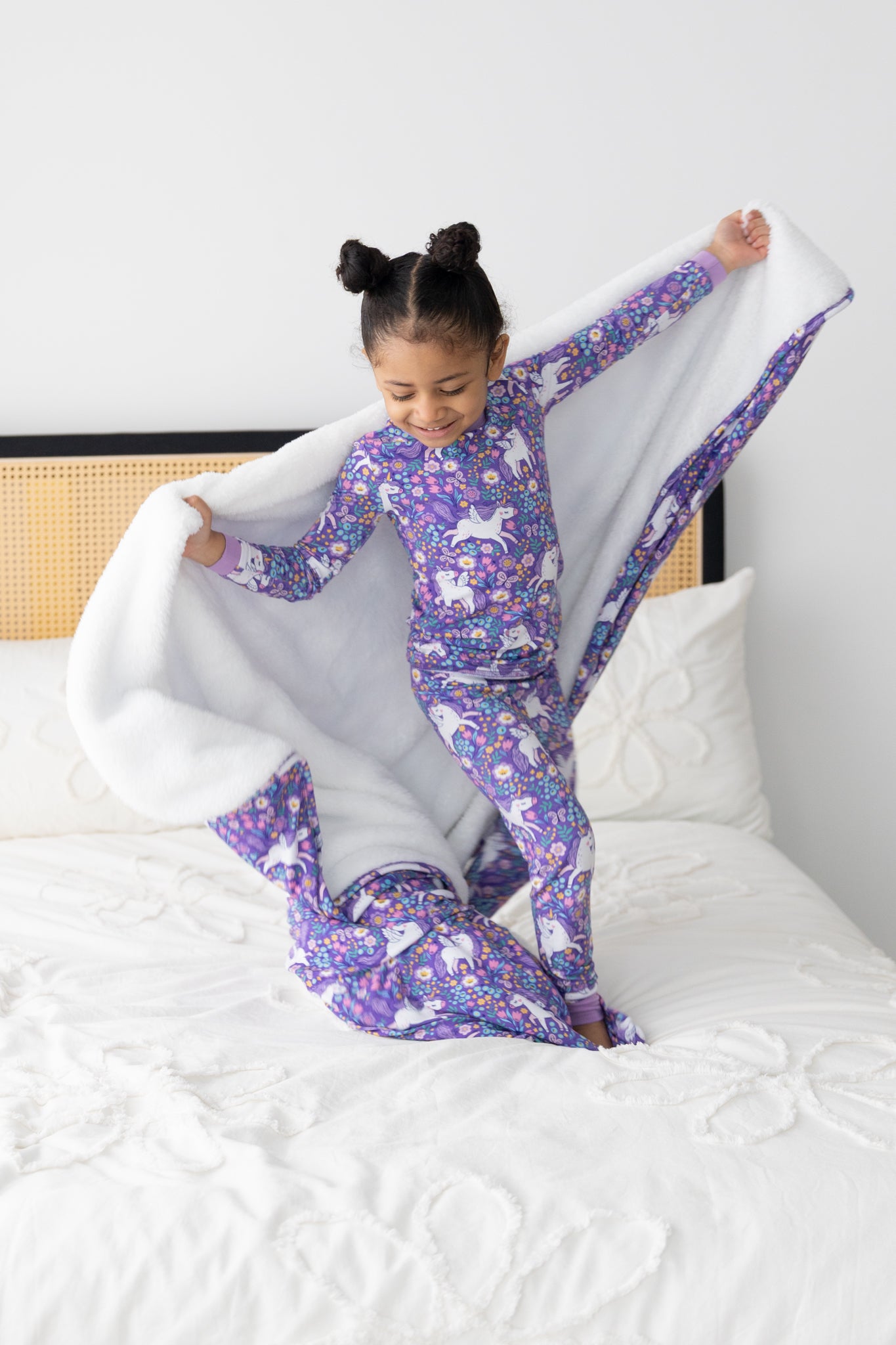 Classic PJ Set - Unicorn - Tencel Modal lifestyle image