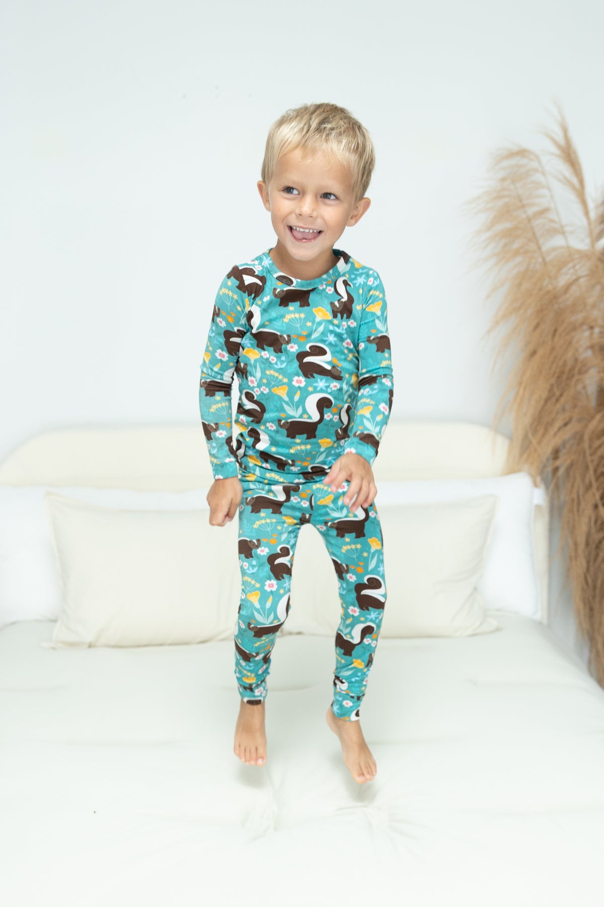 Classic PJ Set - Stinky Skunk - Tencel Modal