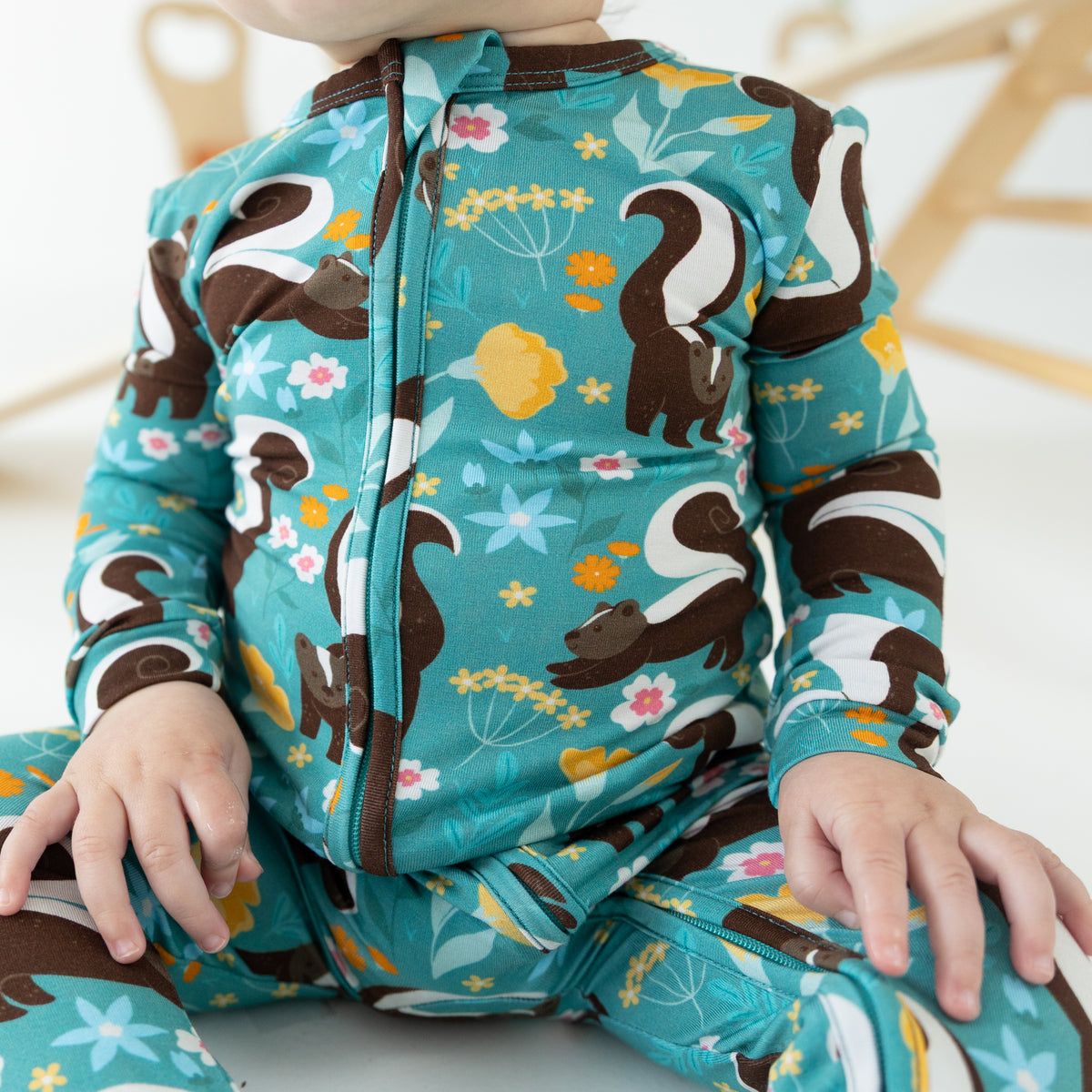 Flexi-Fit Zip PJ - Stinky Skunk - Tencel Modal