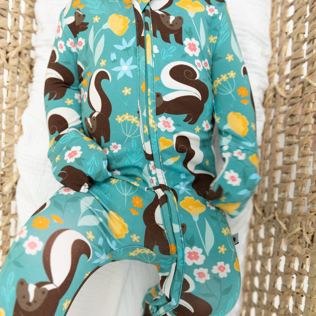 Flexi-Fit Zip PJ - Stinky Skunk - Tencel Modal