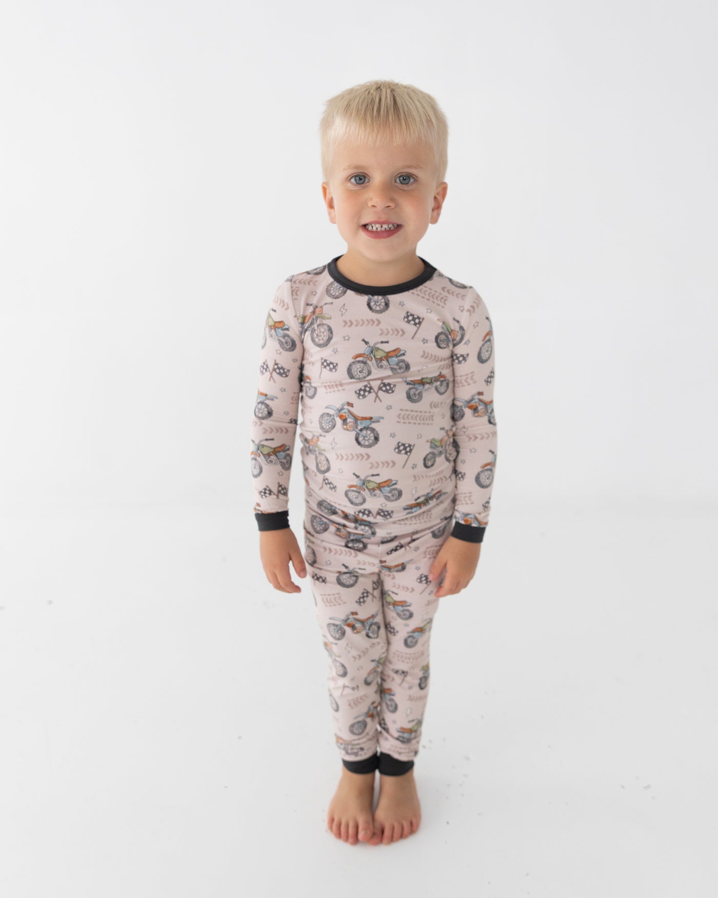 Classic Fit PJ Set - Dirt Bike - Tencel Modal lifestyle image