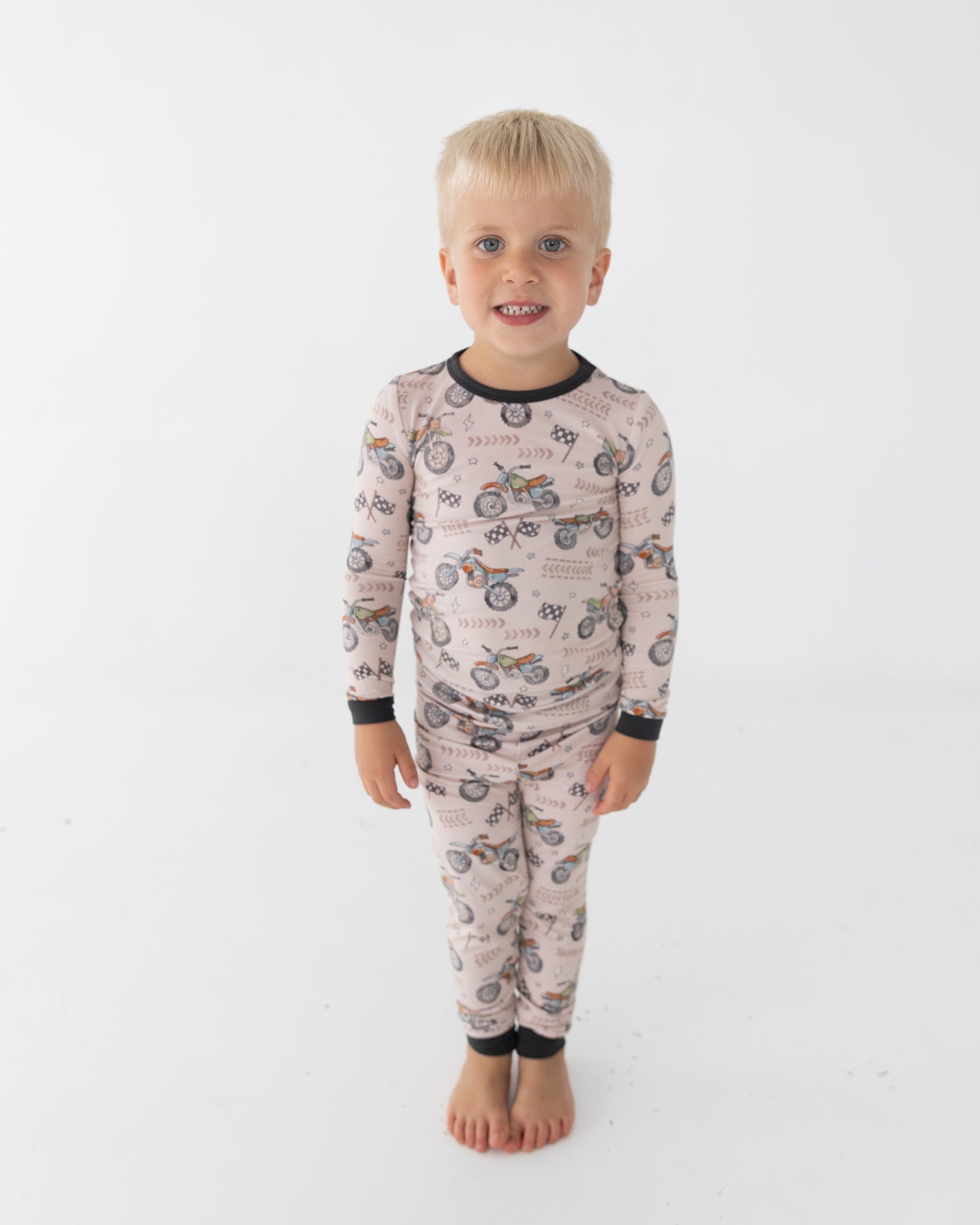 Classic Fit PJ Set - Dirt Bike - Tencel Modal