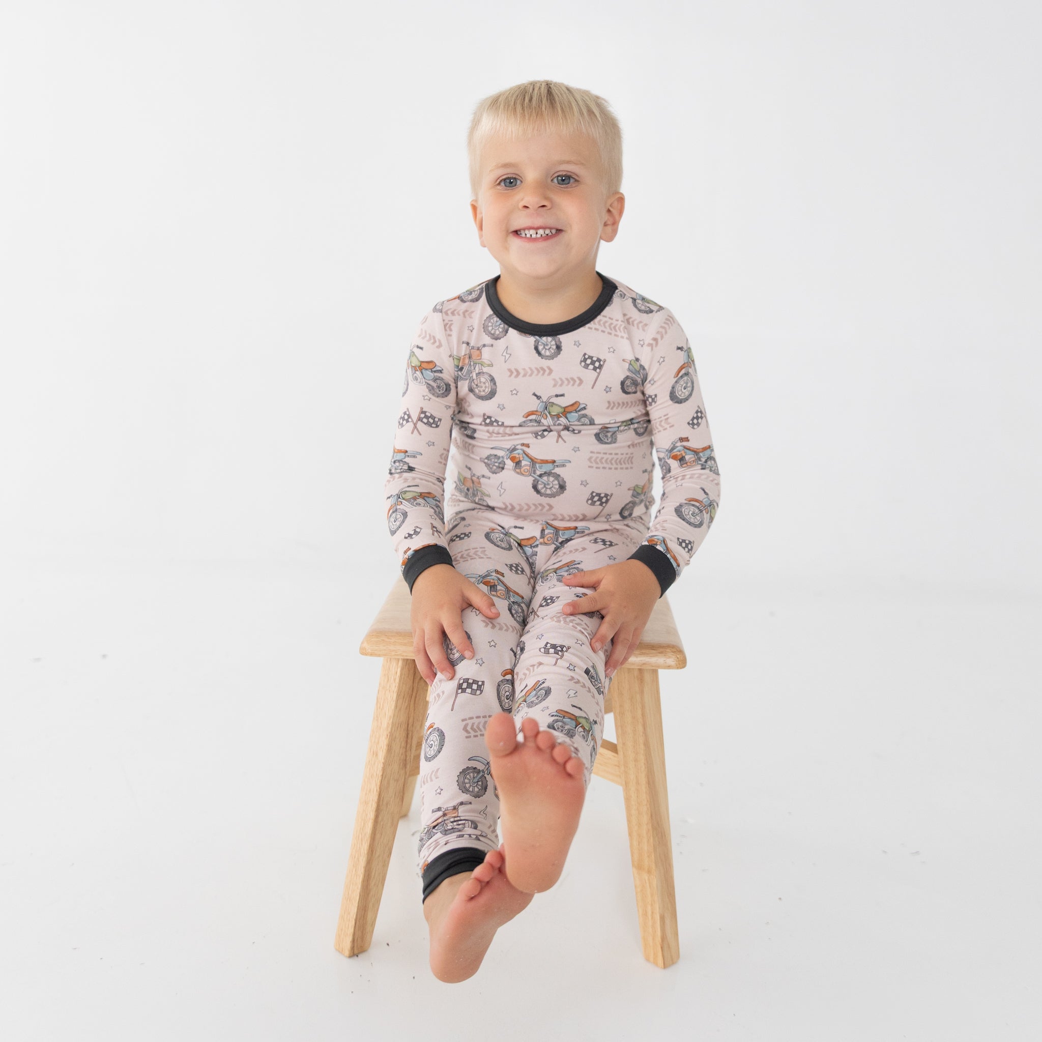 Classic Fit PJ Set - Dirt Bike - Tencel Modal