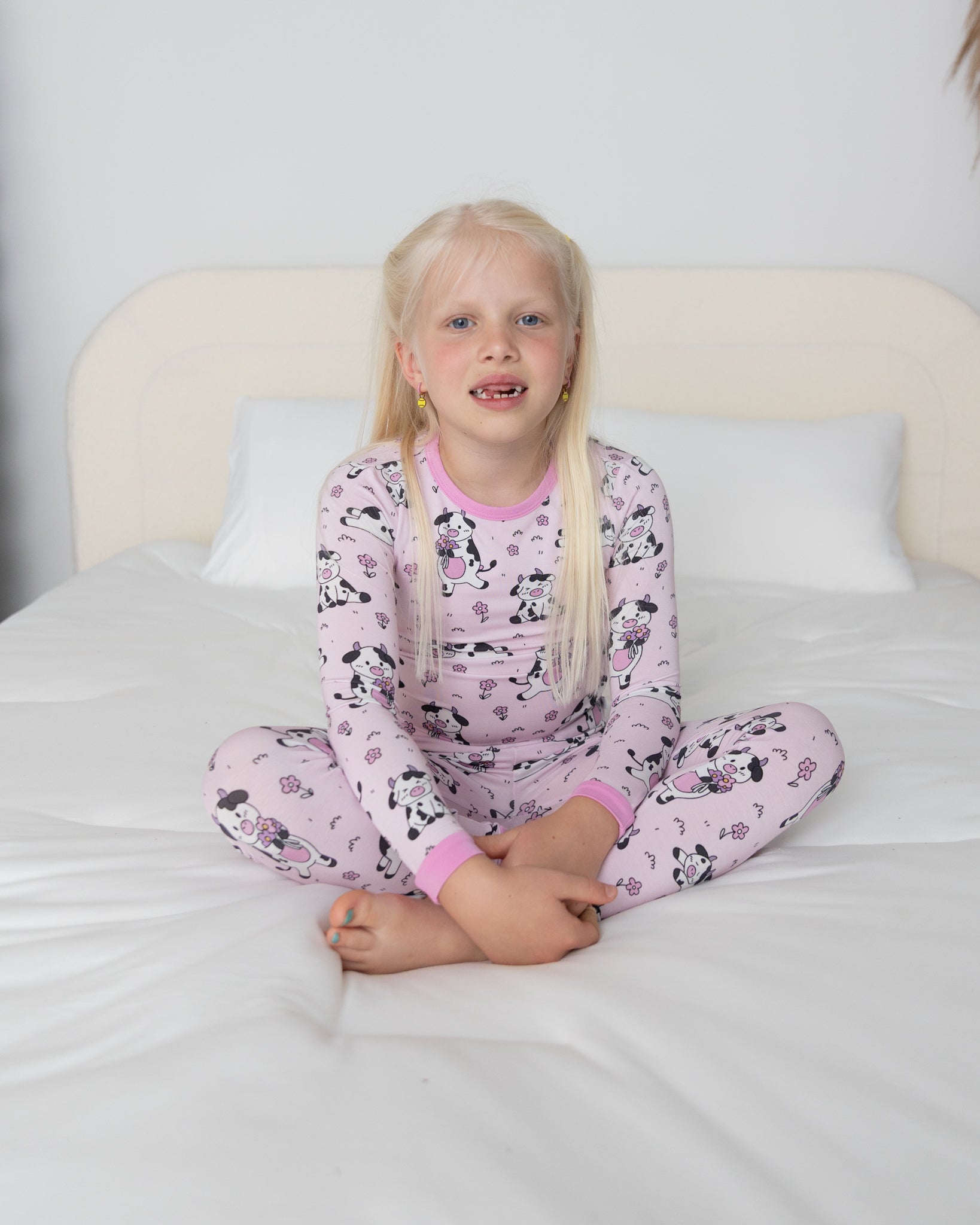 Classic Fit PJ Set - Pink Pasture - Tencel Modal