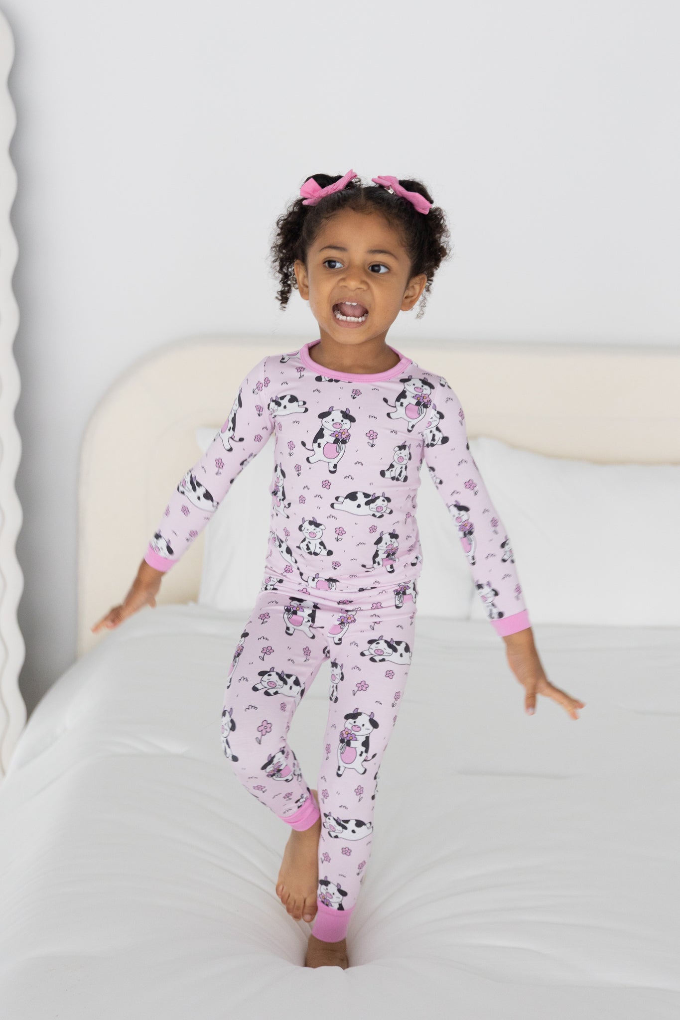 Classic Fit PJ Set - Pink Pasture - Tencel Modal