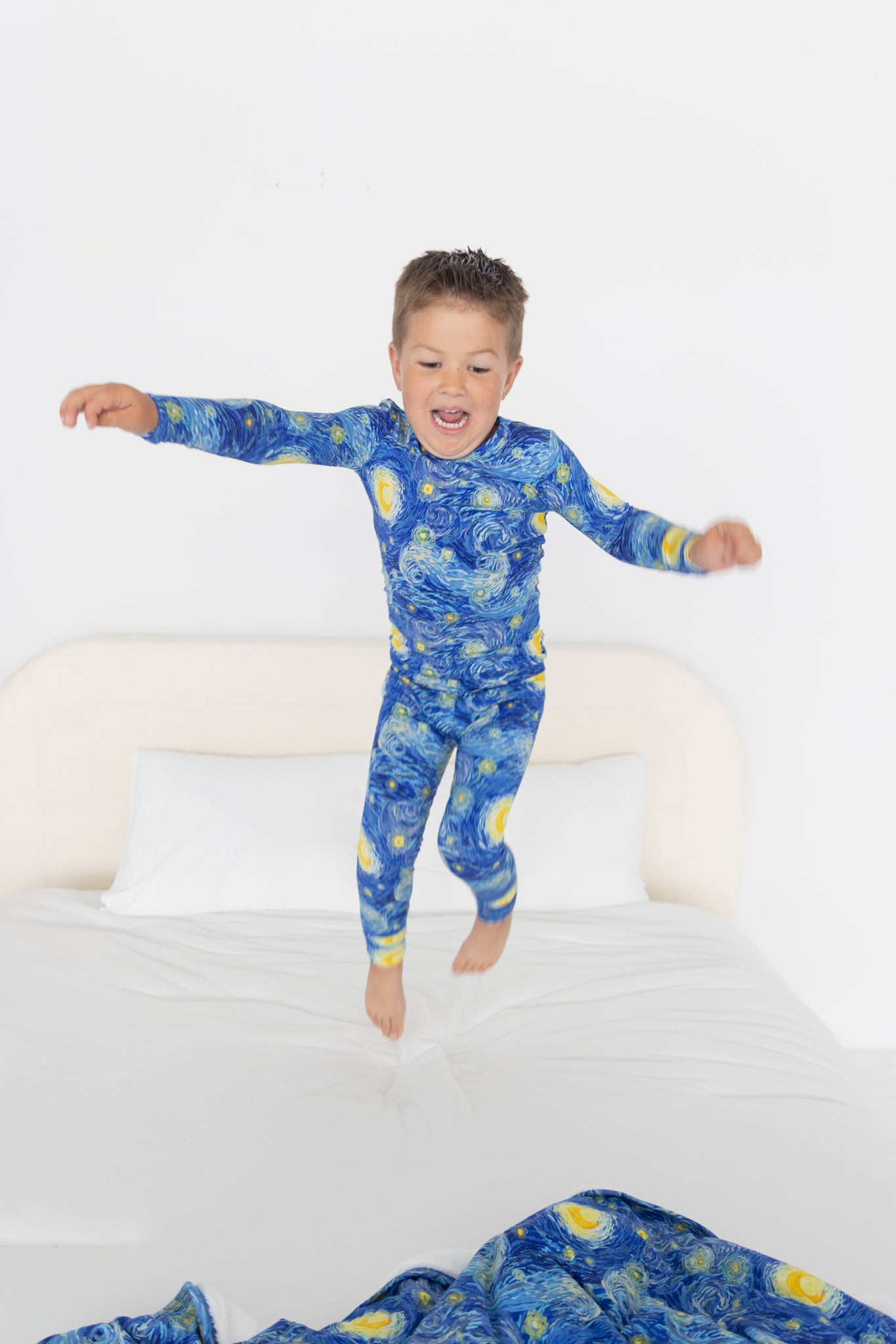 Classic Fit PJ Set - Sleepy Starry Nights - Tencel Modal