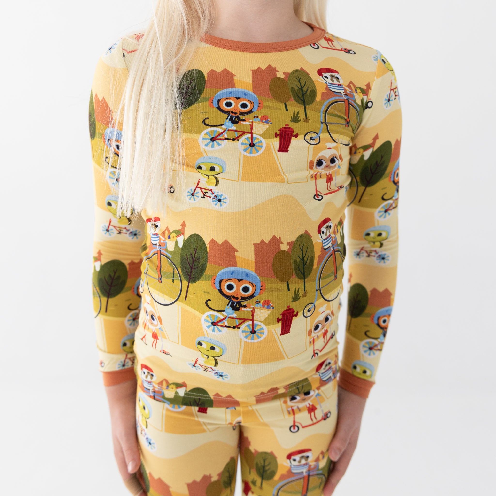 PRESALE- Classic Fit PJ Set - Super Simple™ Mr.Monkey - Tencel Modal