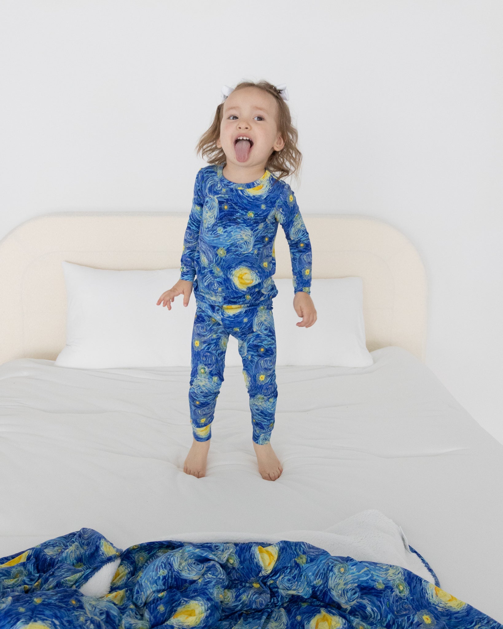 Classic Fit PJ Set - Sleepy Starry Nights - Tencel Modal