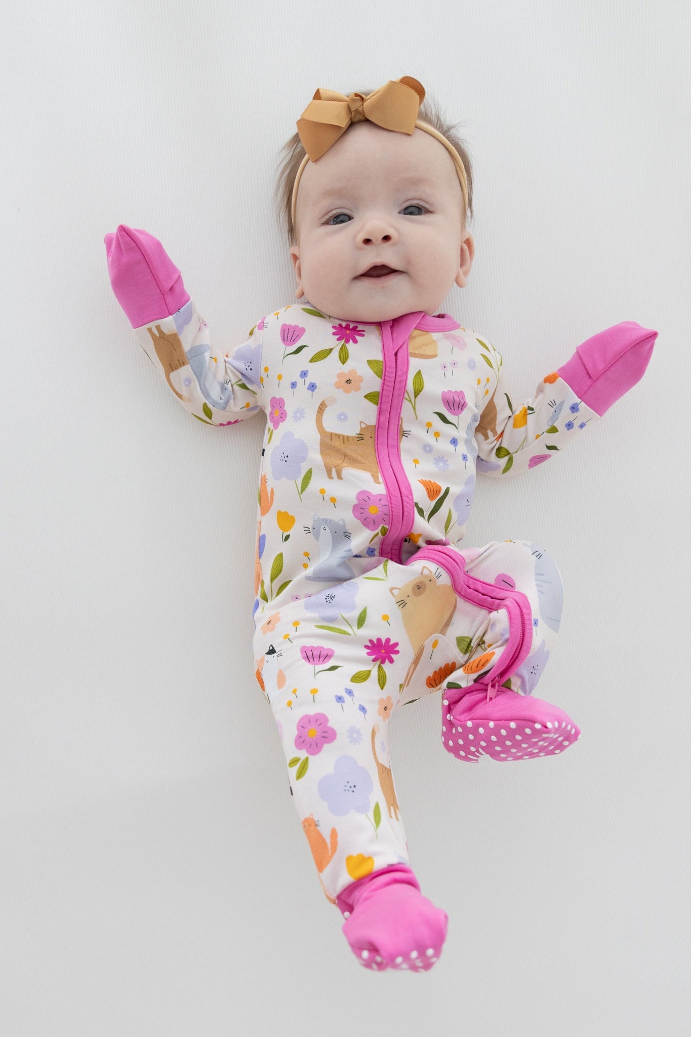 Flexi-Fit Zip PJ - Pretty Kitty - Tencel Modal